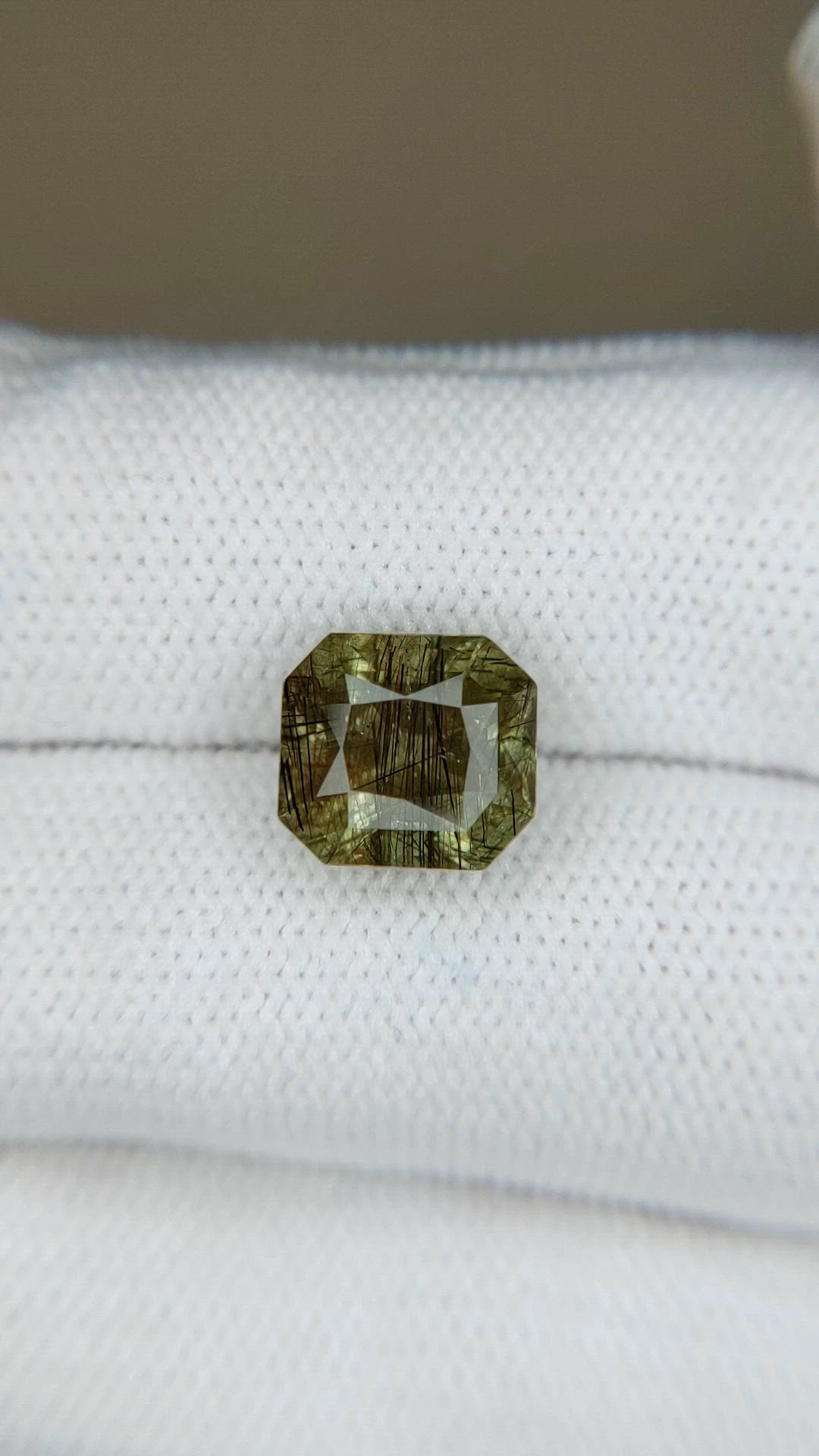 3.93 Ct. Yellowish Green Peridot from Pakistan Size Video