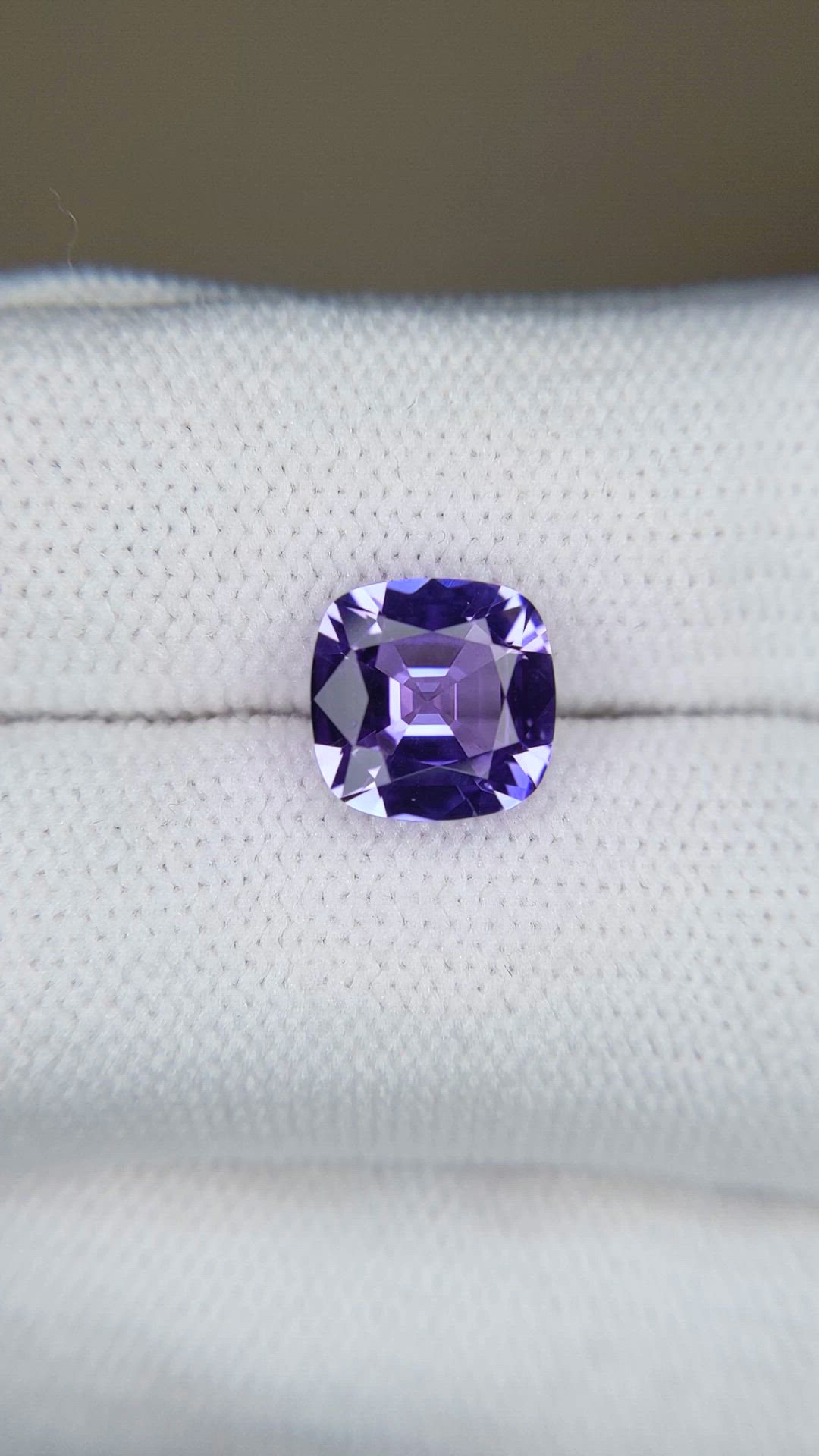 2.48 Ct. Violet Tanzanite from Tanzania Size Video