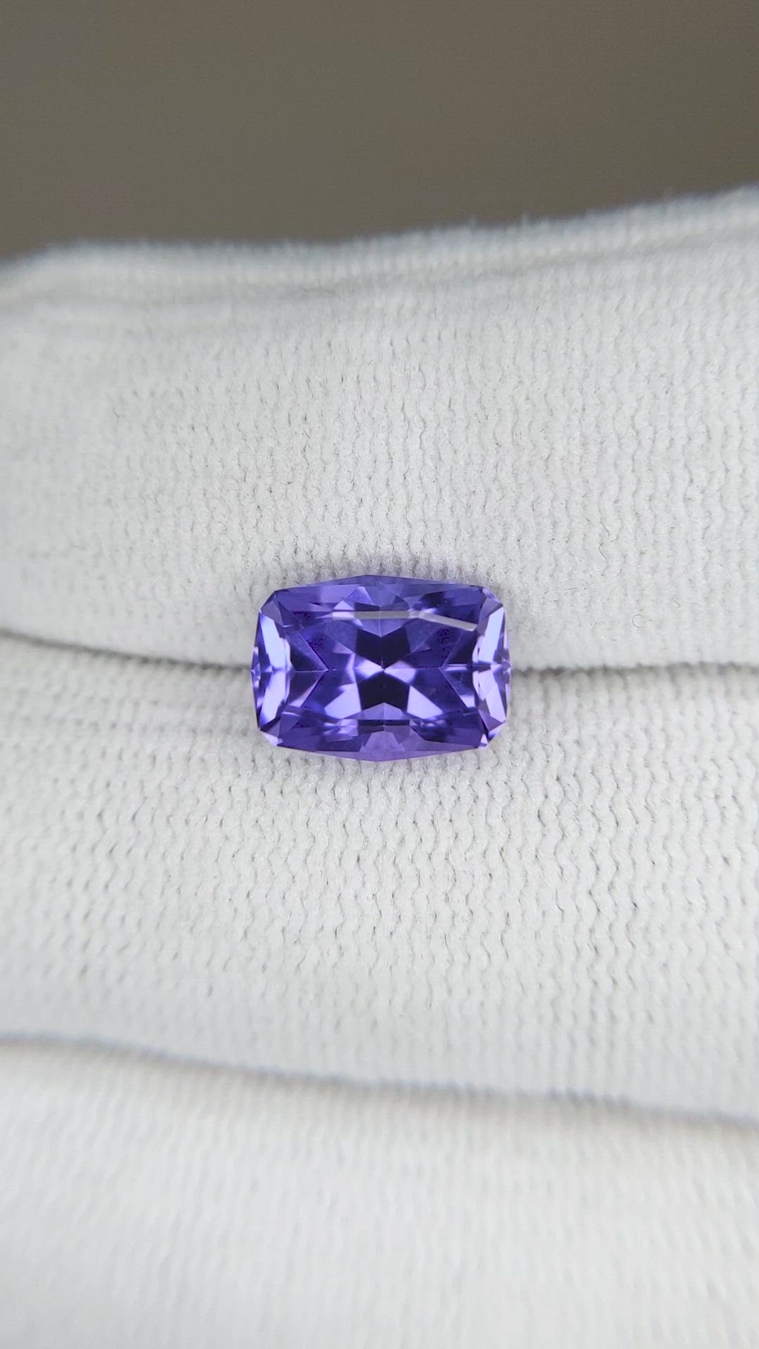 3.10 Ct. Violet Tanzanite from Tanzania Size Video