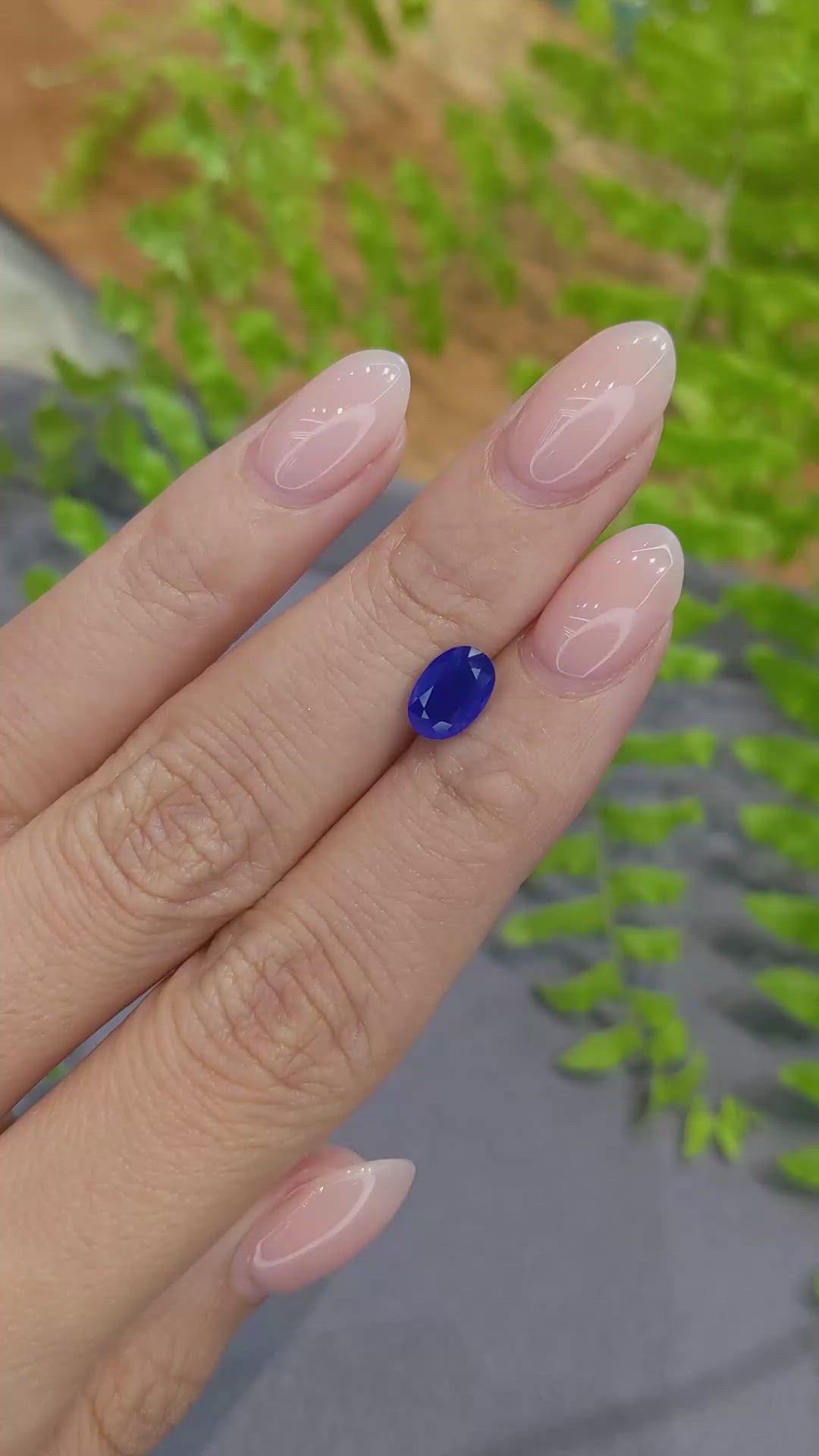 0.85 Ct. Blue Hauyne from Afghanistan Size Video