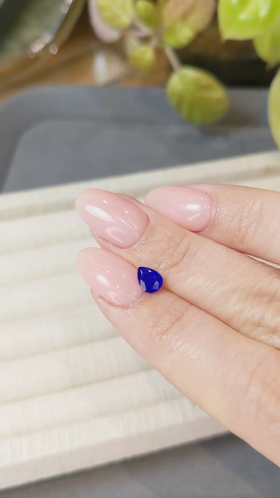 0.50 Ct. Blue Hauyne from Afghanistan Size Video