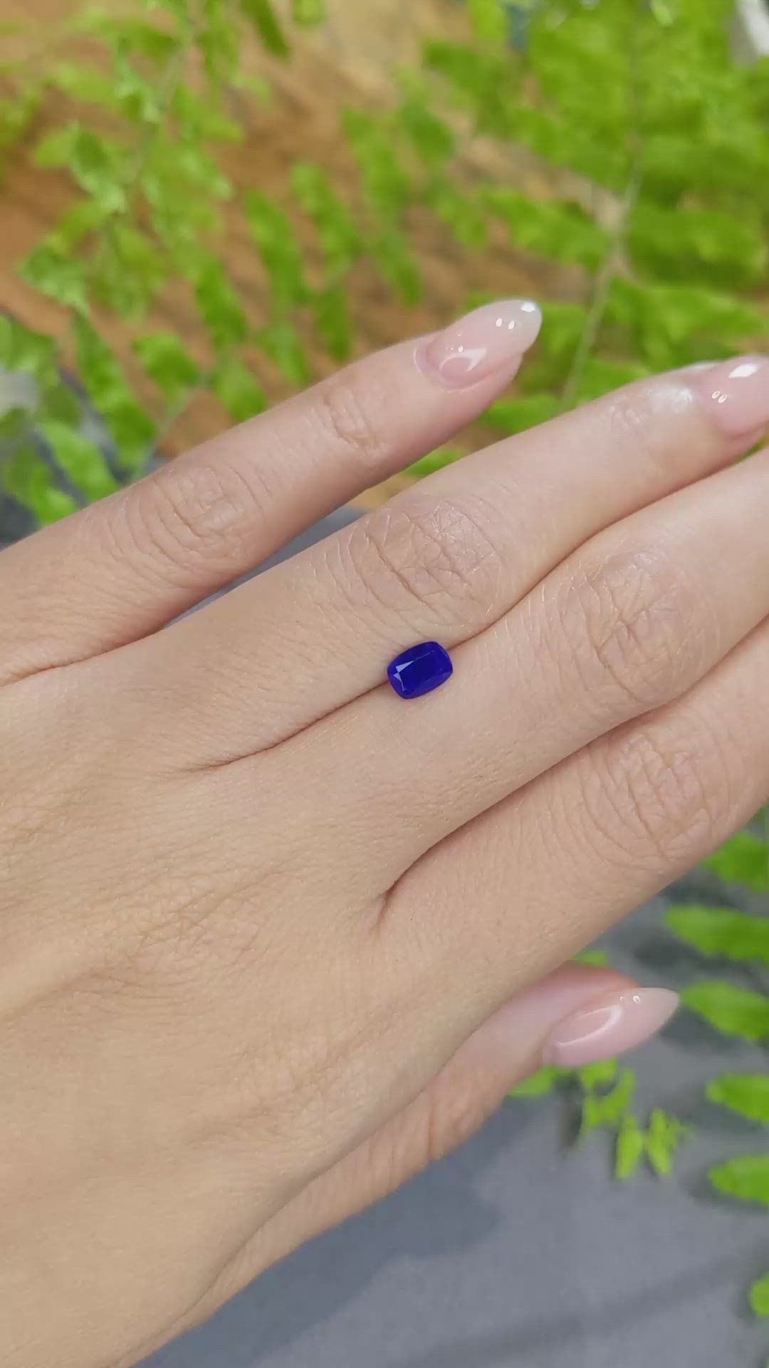 0.48 Ct. Blue Hauyne from Afghanistan Size Video