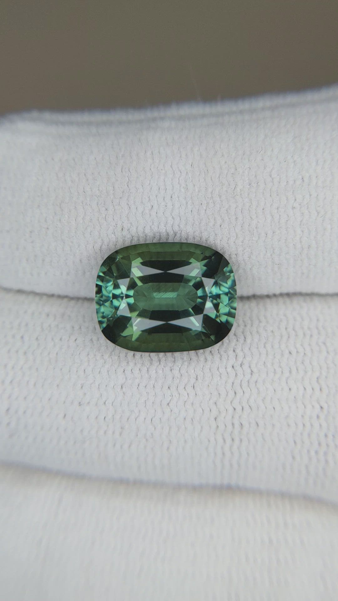 5.29 Ct. Bluish Green Tourmaline from Afghanistan Size Video