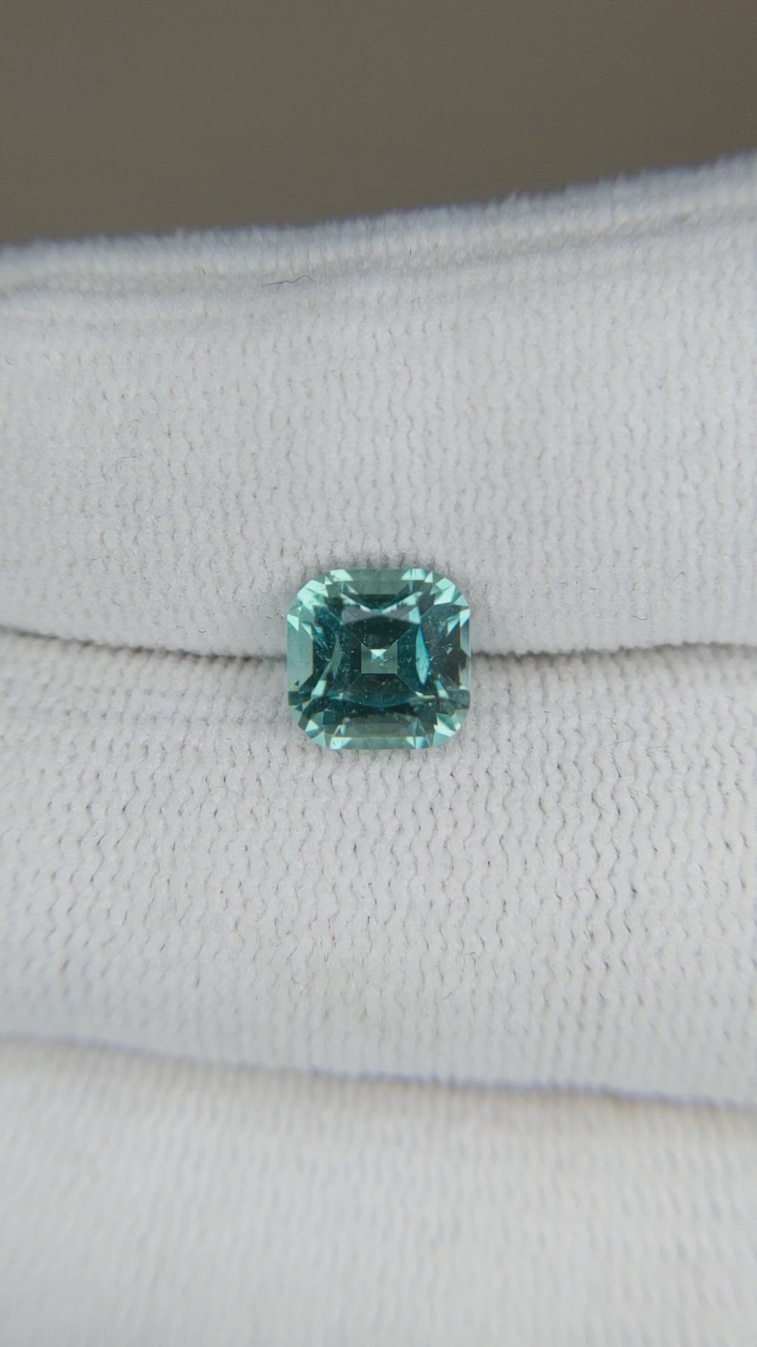 1.77 Ct. Bluish Green Tourmaline from Afghanistan Size Video