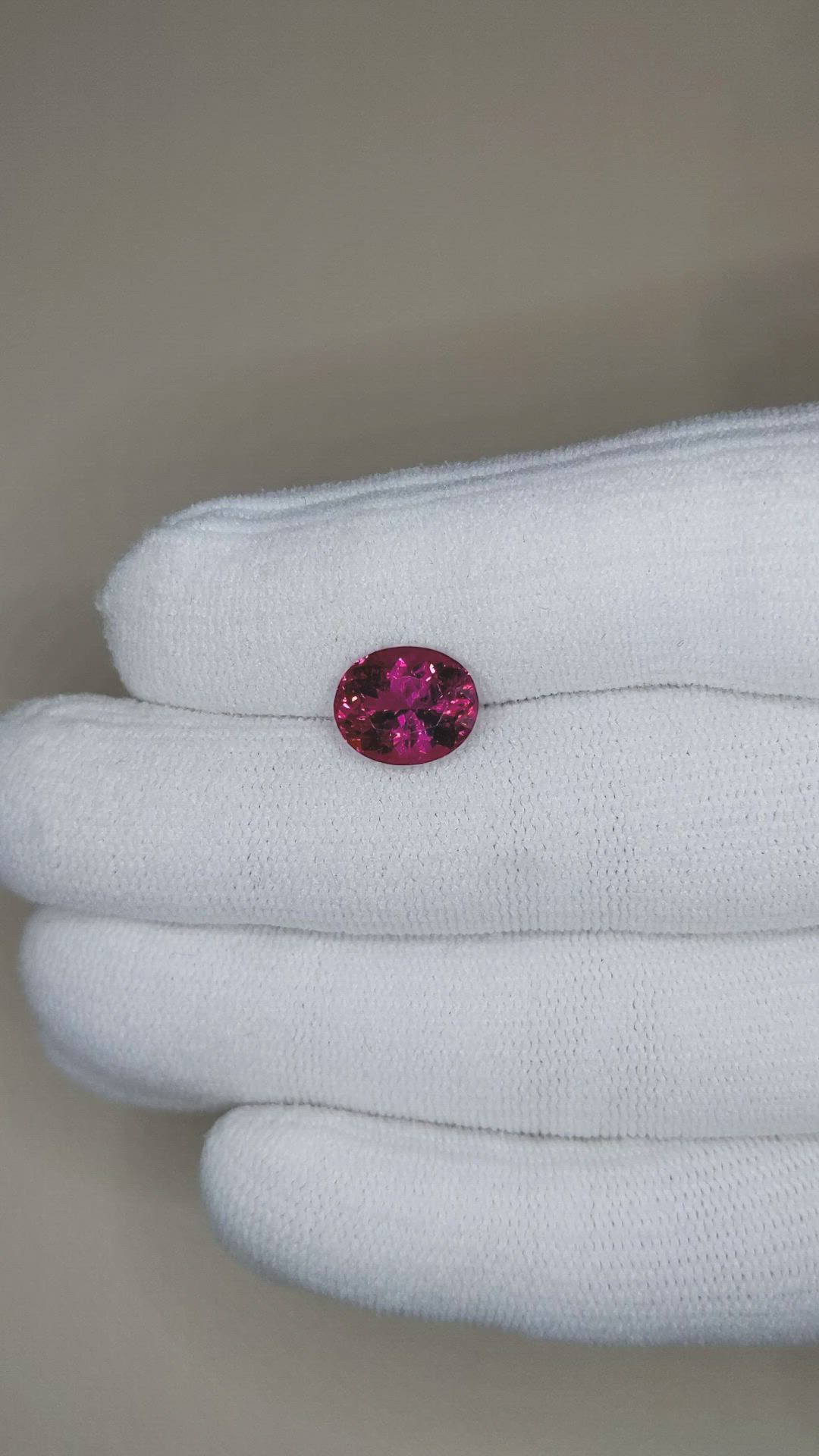 3.11 Ct. Purplish Pink Tourmaline from Mozambique Size Video
