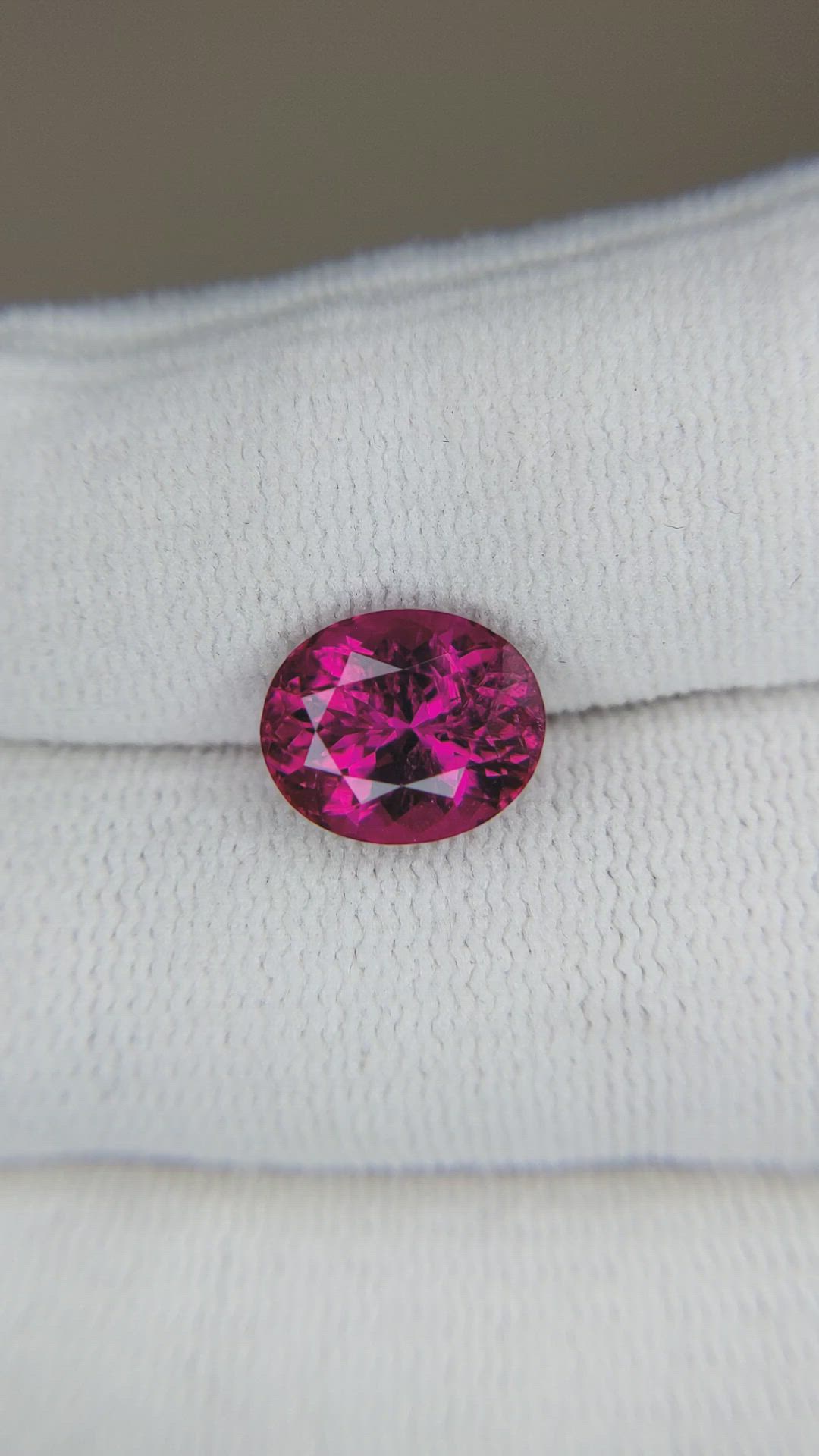 3.11 Ct. Purplish Pink Tourmaline from Mozambique Size Video
