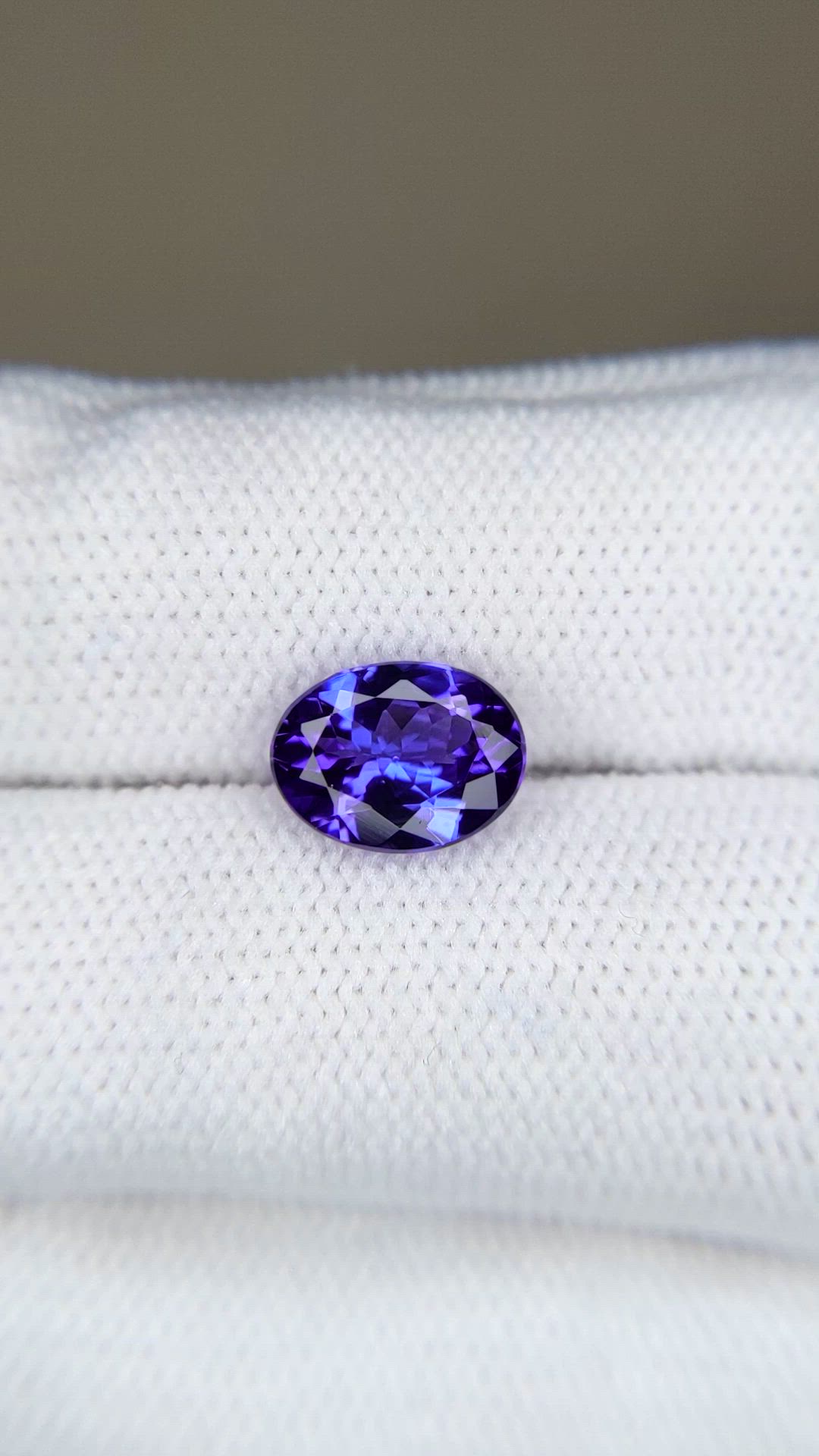1.84 Ct. Violetish Blue Tanzanite from Tanzania Size Video
