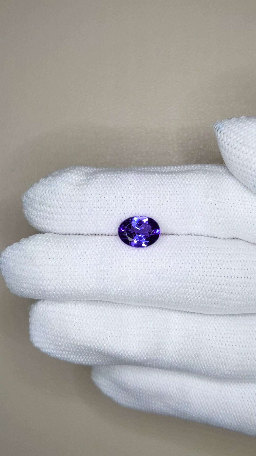1.84 Ct. Violetish Blue Tanzanite from Tanzania Size Video