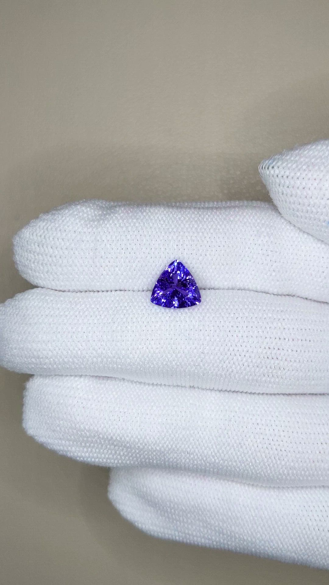 1.72 Ct. Violetish Blue Tanzanite from Tanzania Size Video