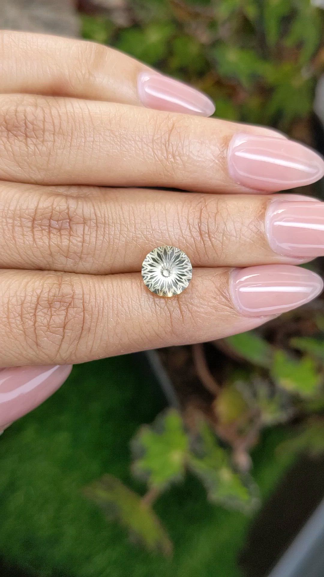 2.54 Ct. Lemon Quartz from Madagascar Size Video