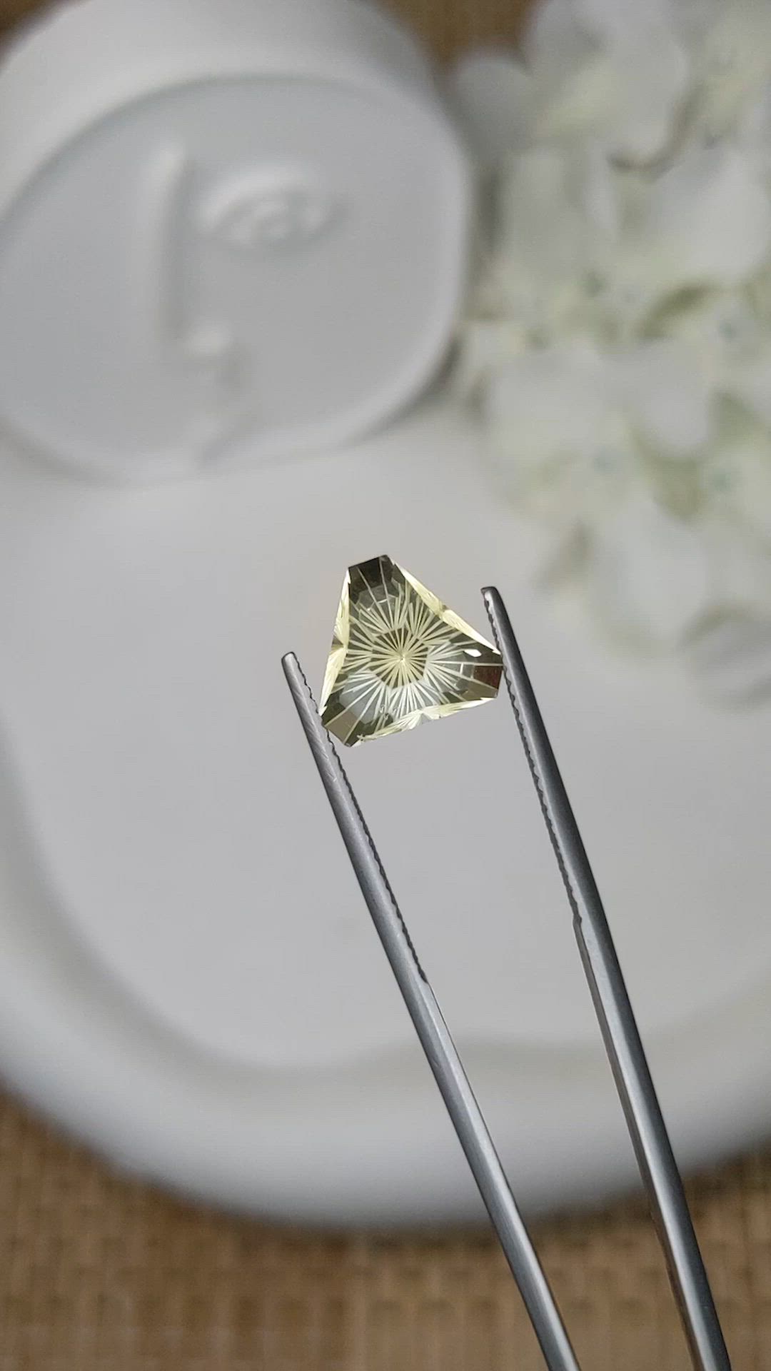 3.79 Ct. Lemon Quartz from Madagascar Size Video