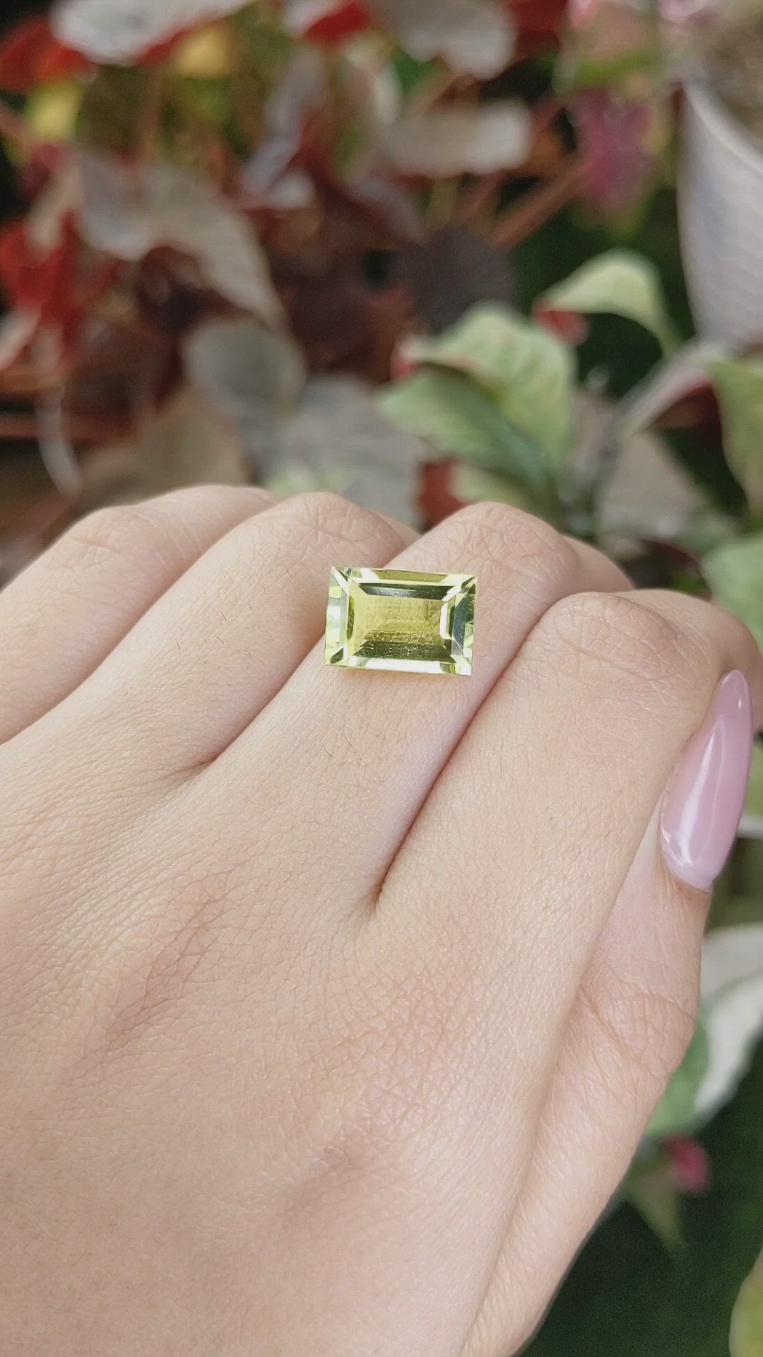 4.85 Ct. Lemon Quartz from Madagascar Size Video