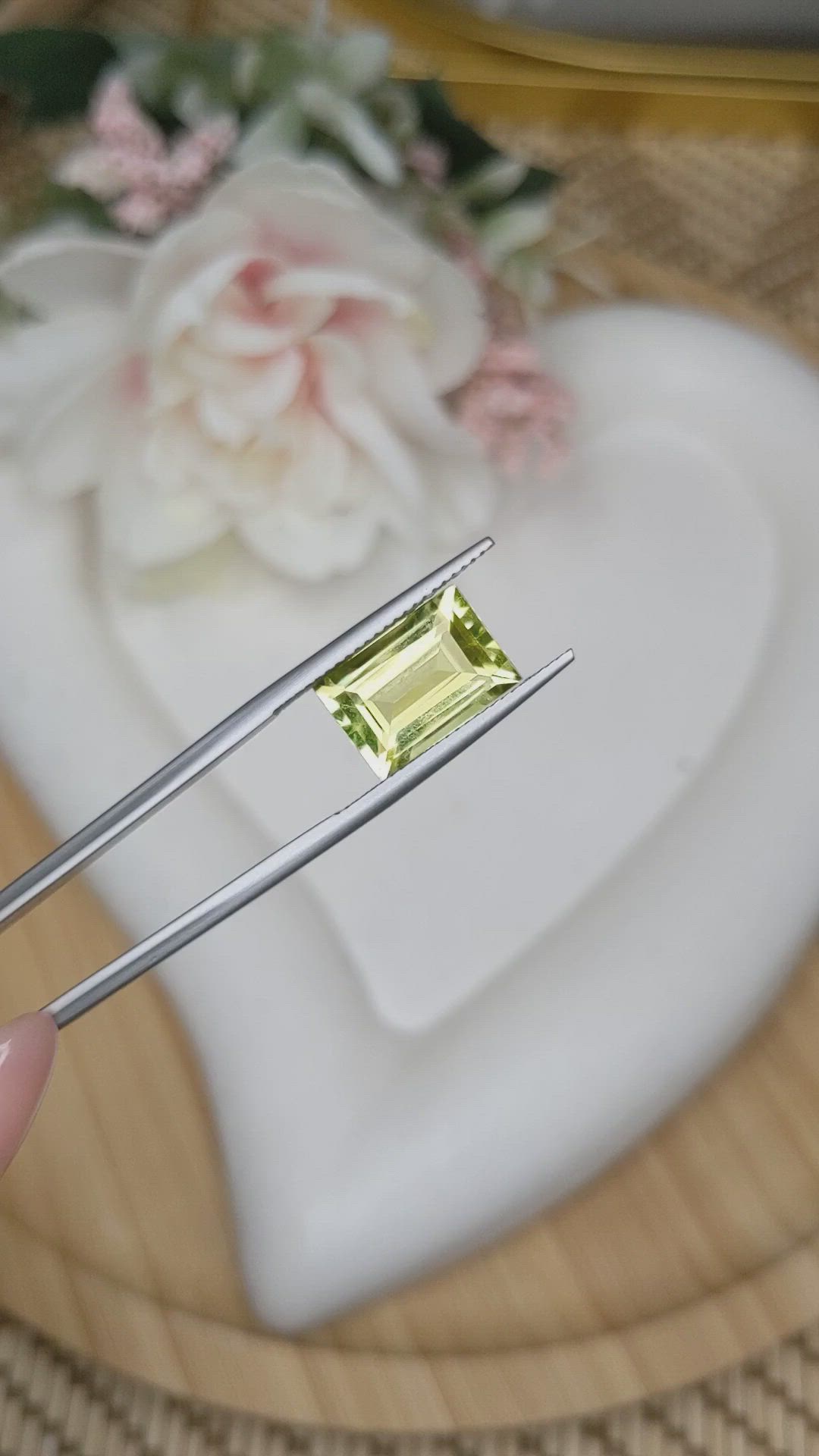 4.85 Ct. Lemon Quartz from Madagascar Size Video
