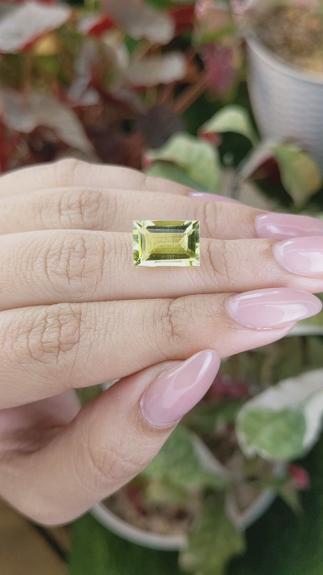 4.85 Ct. Lemon Quartz from Madagascar Size Video