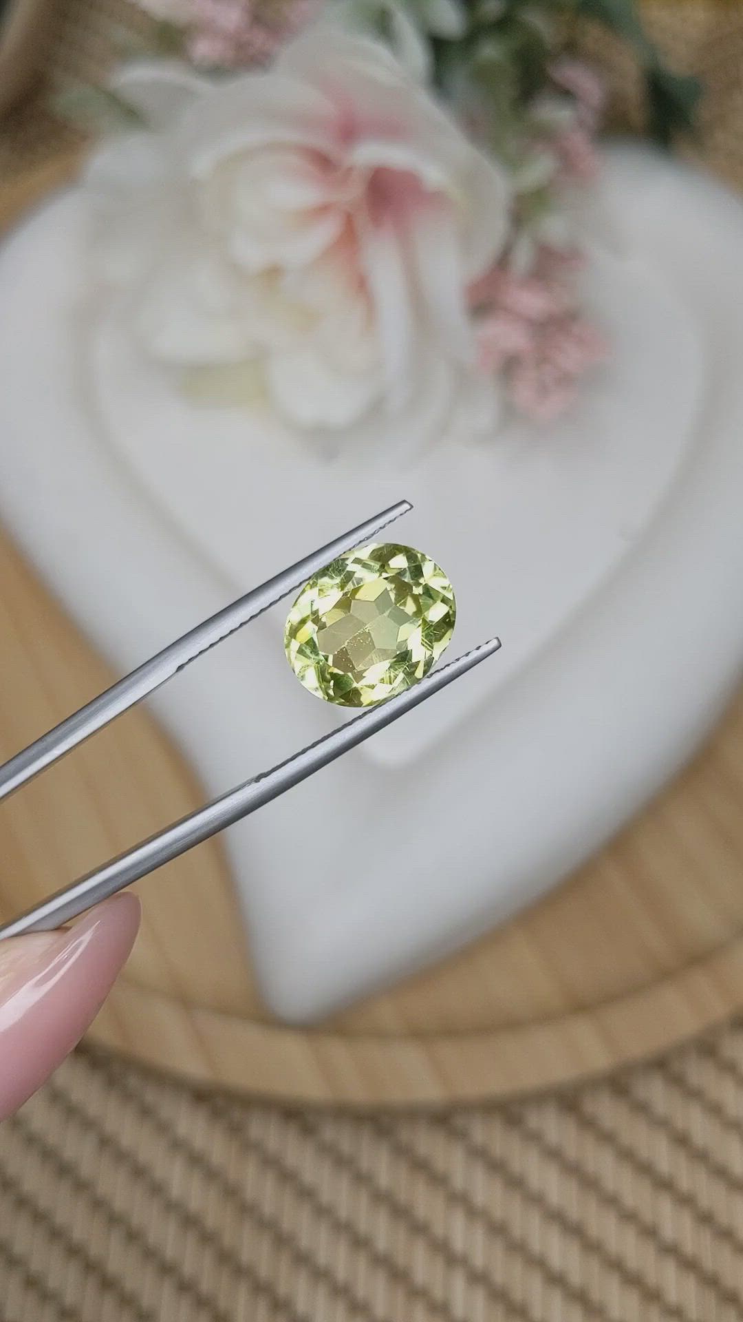 5.22 Ct. Lemon Quartz from Madagascar Size Video