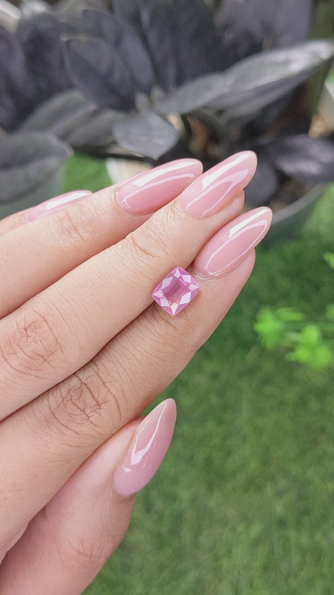 2.08 Ct. Pink Spinel from Tanzania Size Video