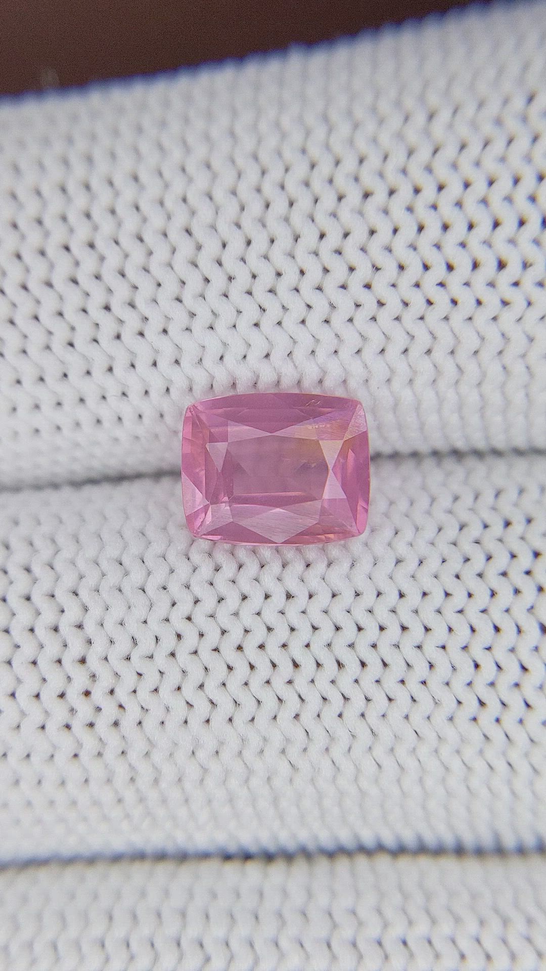 2.08 Ct. Pink Spinel from Tanzania Size Video