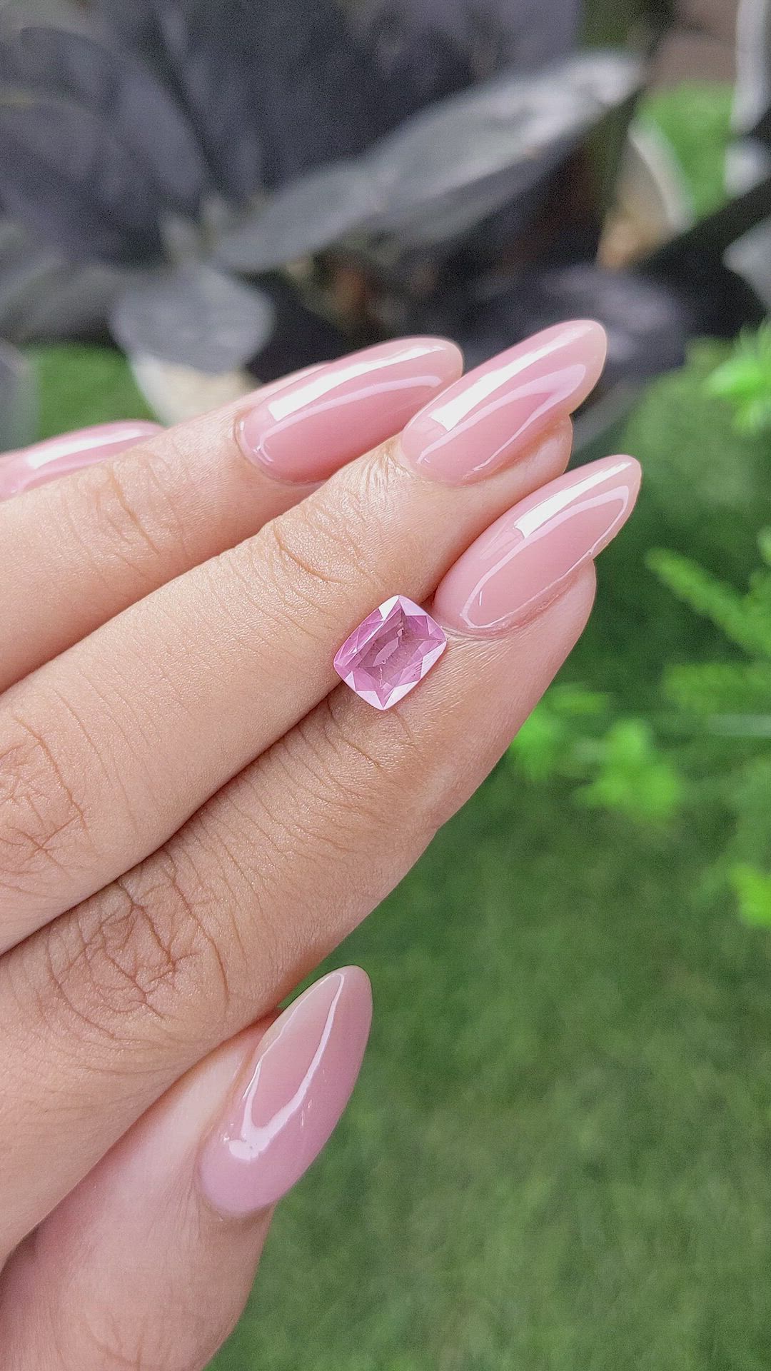 1.12 Ct. Pink Spinel from Tanzania Size Video
