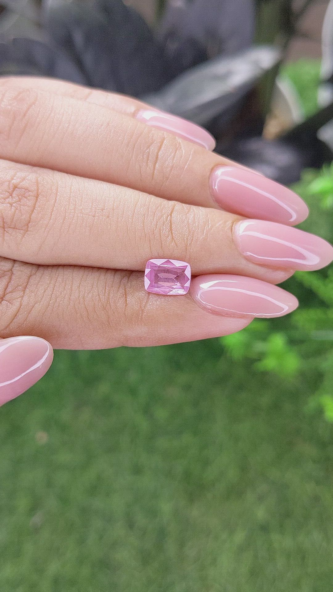 1.12 Ct. Pink Spinel from Tanzania Size Video