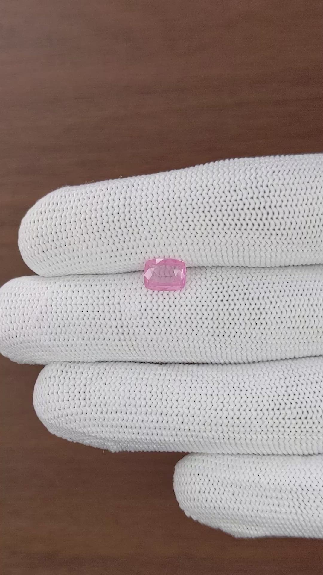 1.12 Ct. Pink Spinel from Tanzania Size Video