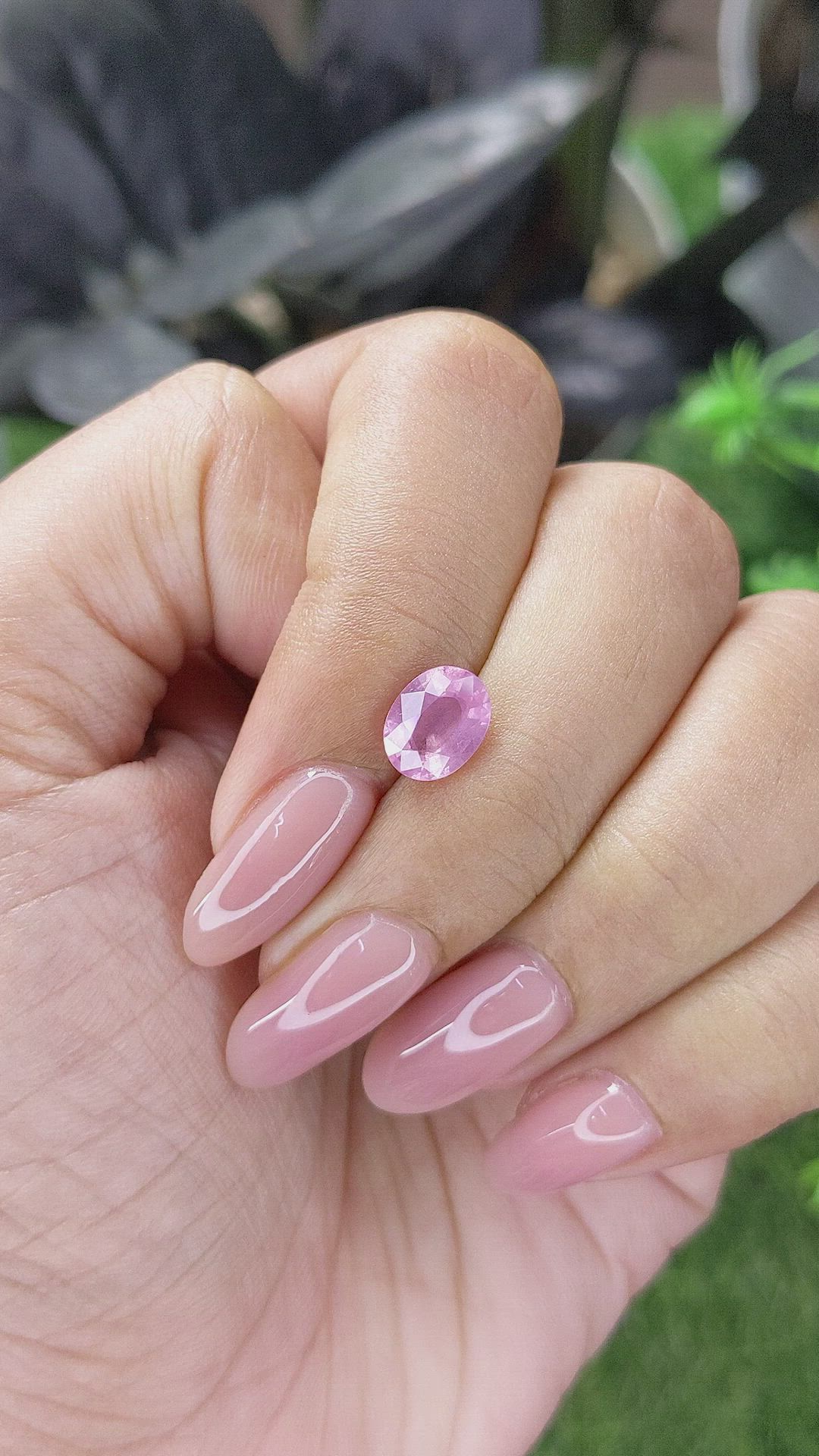 1.55 Ct. Pink Spinel from Tanzania Size Video