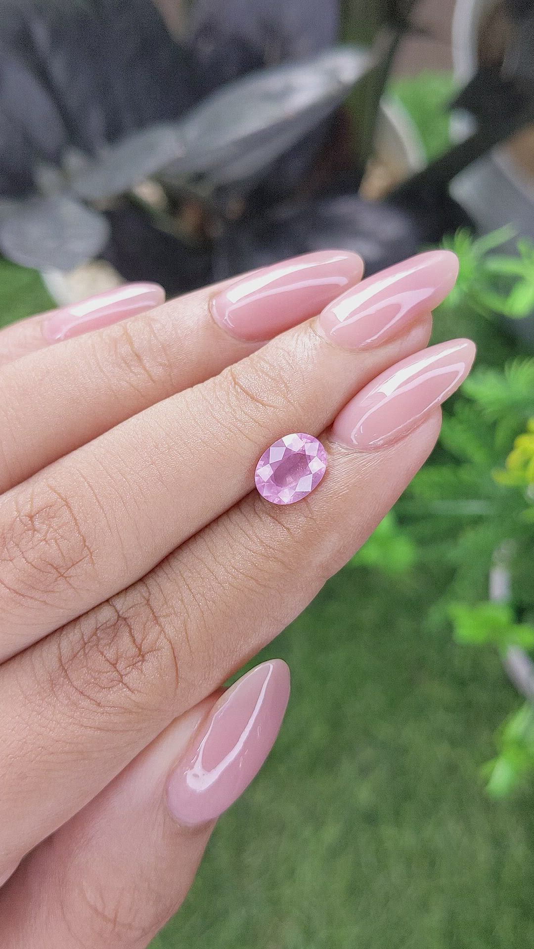 1.55 Ct. Pink Spinel from Tanzania Size Video