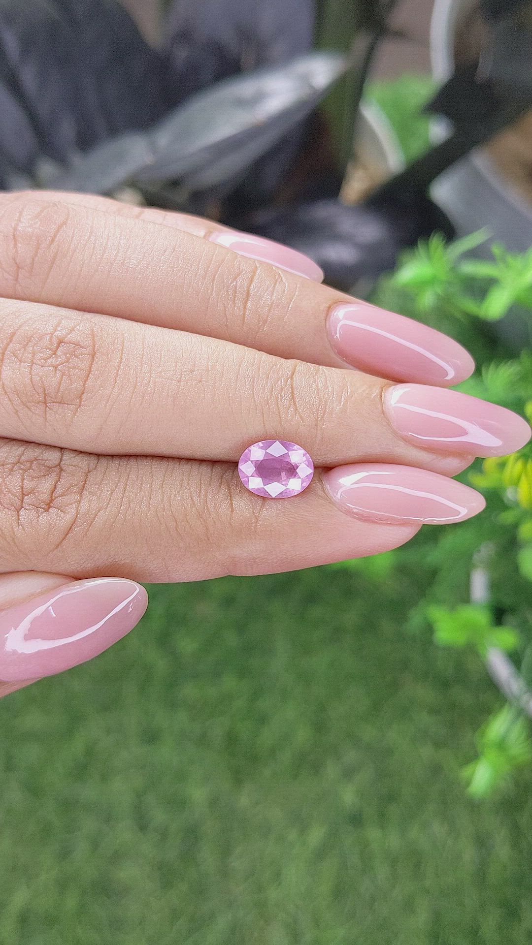 1.55 Ct. Pink Spinel from Tanzania Size Video