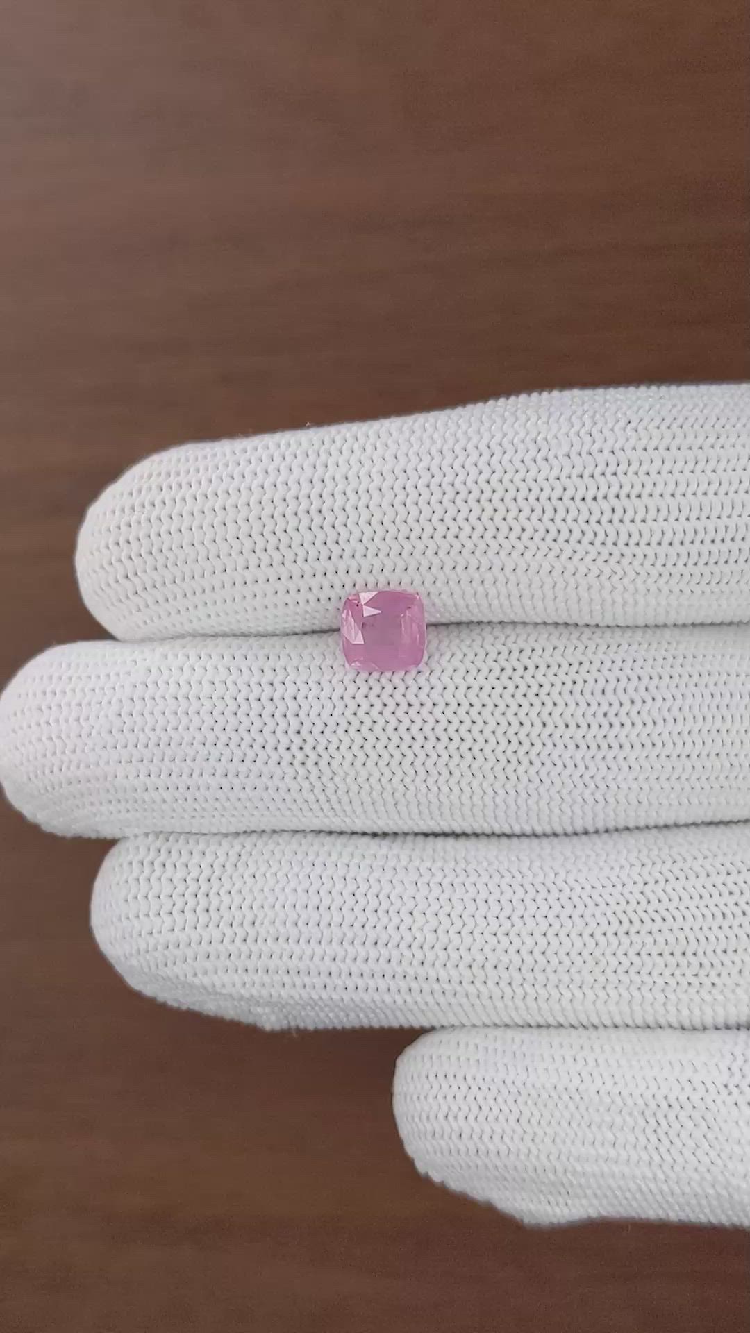 1.48 Ct. Pink Spinel from Tanzania Size Video