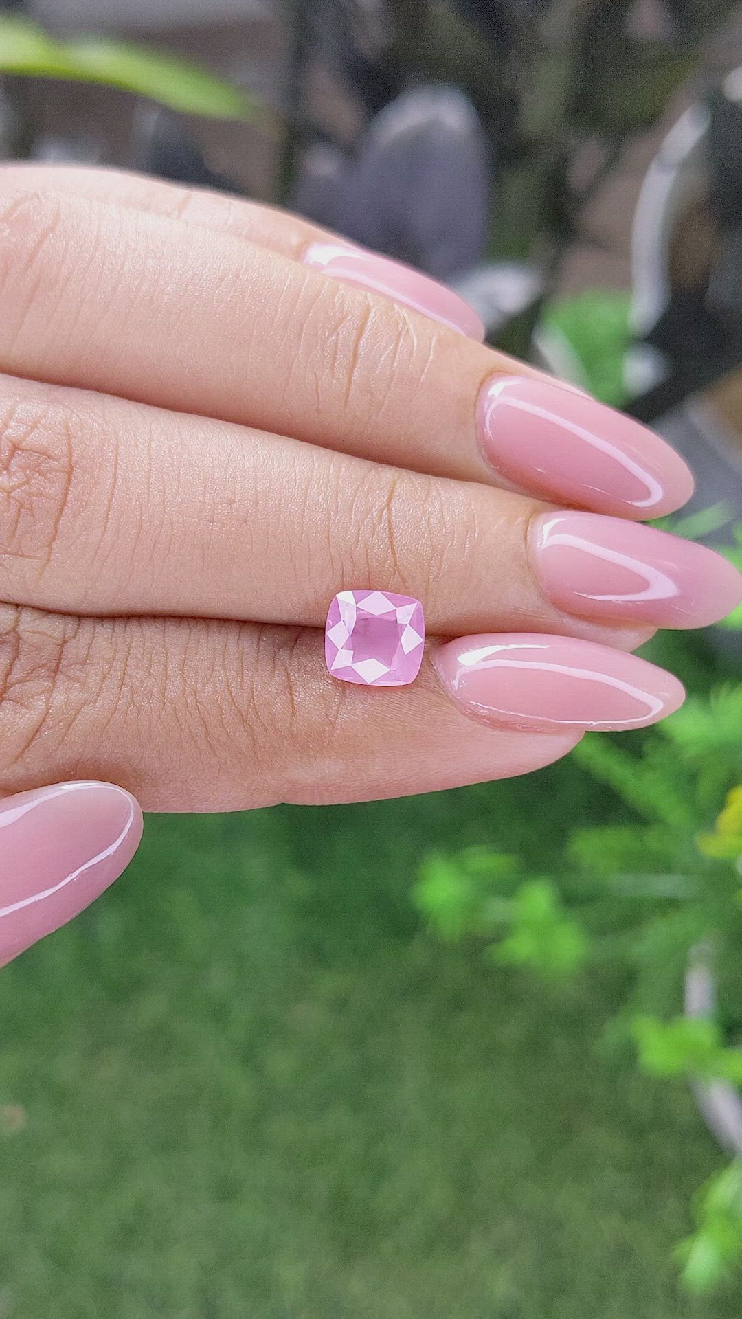 1.48 Ct. Pink Spinel from Tanzania Size Video