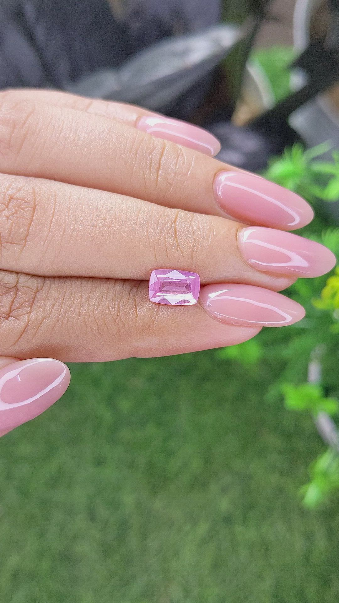 1.37 Ct. Pink Spinel from Tanzania Size Video