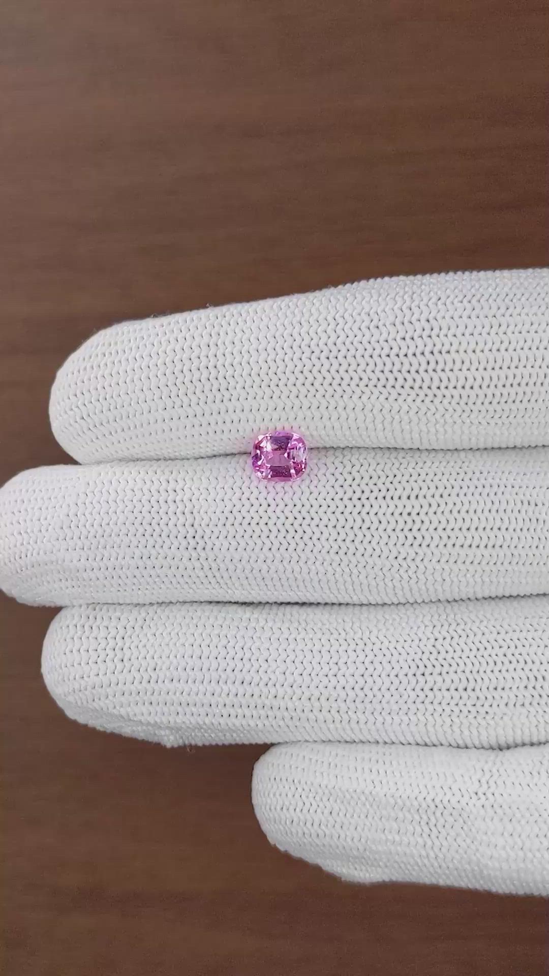 1.11 Ct. Pink Spinel from Tanzania Size Video