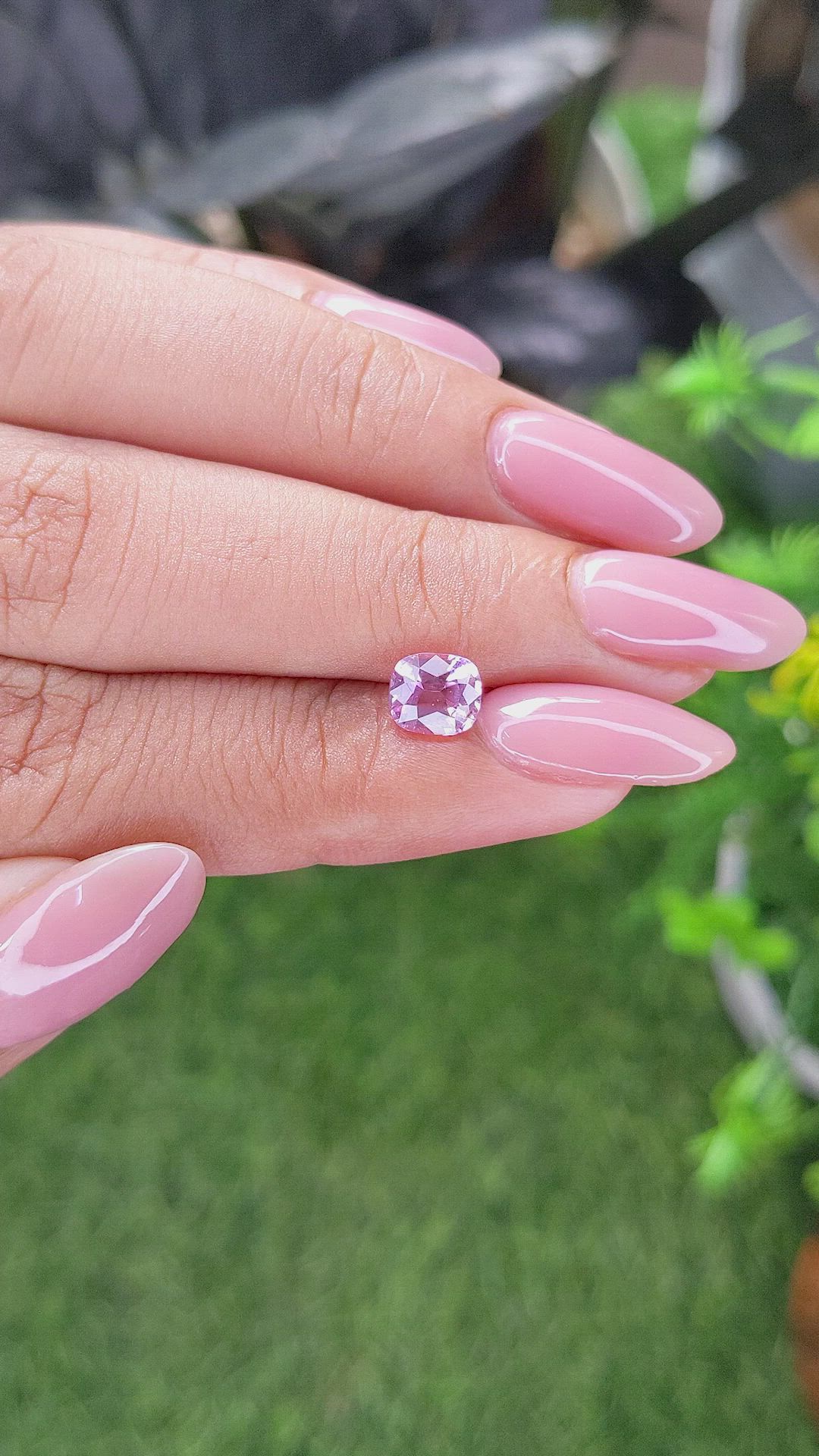 1.11 Ct. Pink Spinel from Tanzania Size Video
