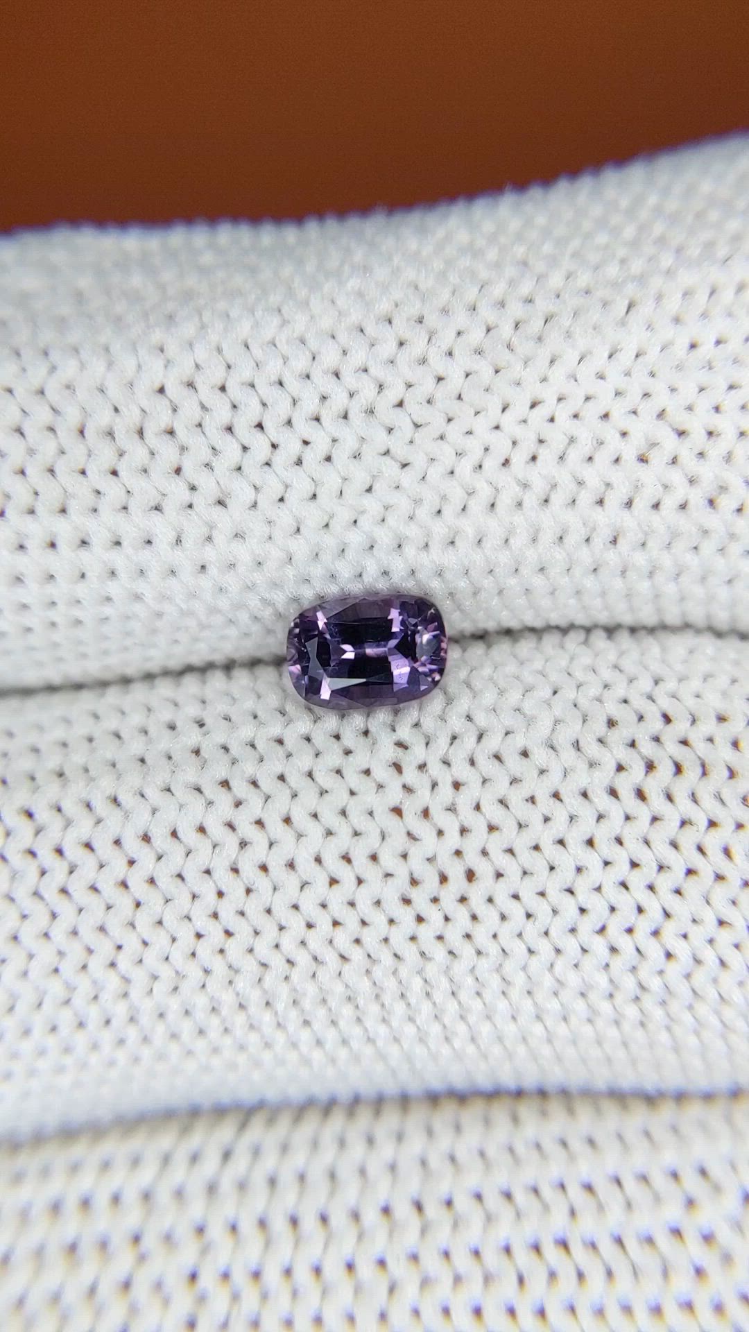 0.68 Ct. Purple Spinel from Ceylon (Sri Lanka) Size Video