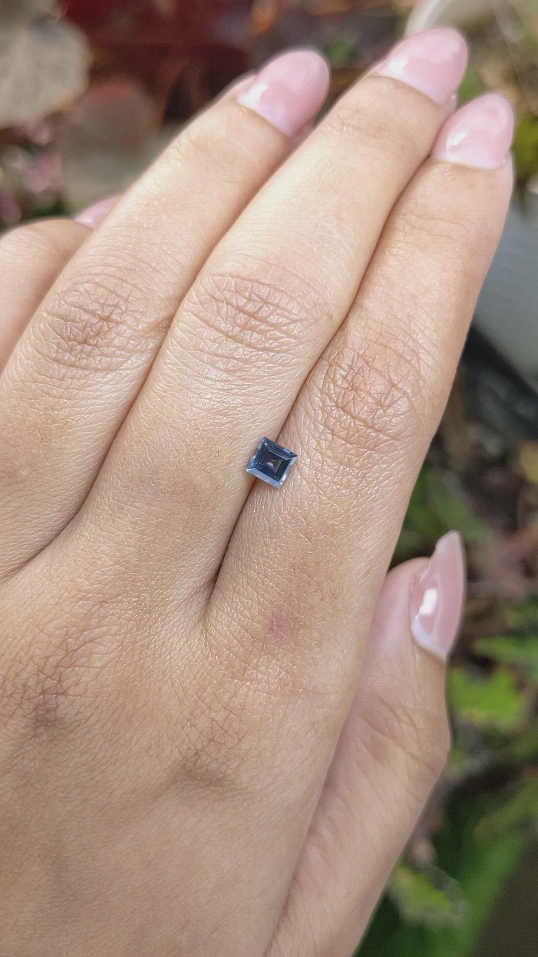0.77 Ct. Purple Spinel from Ceylon (Sri Lanka) Size Video