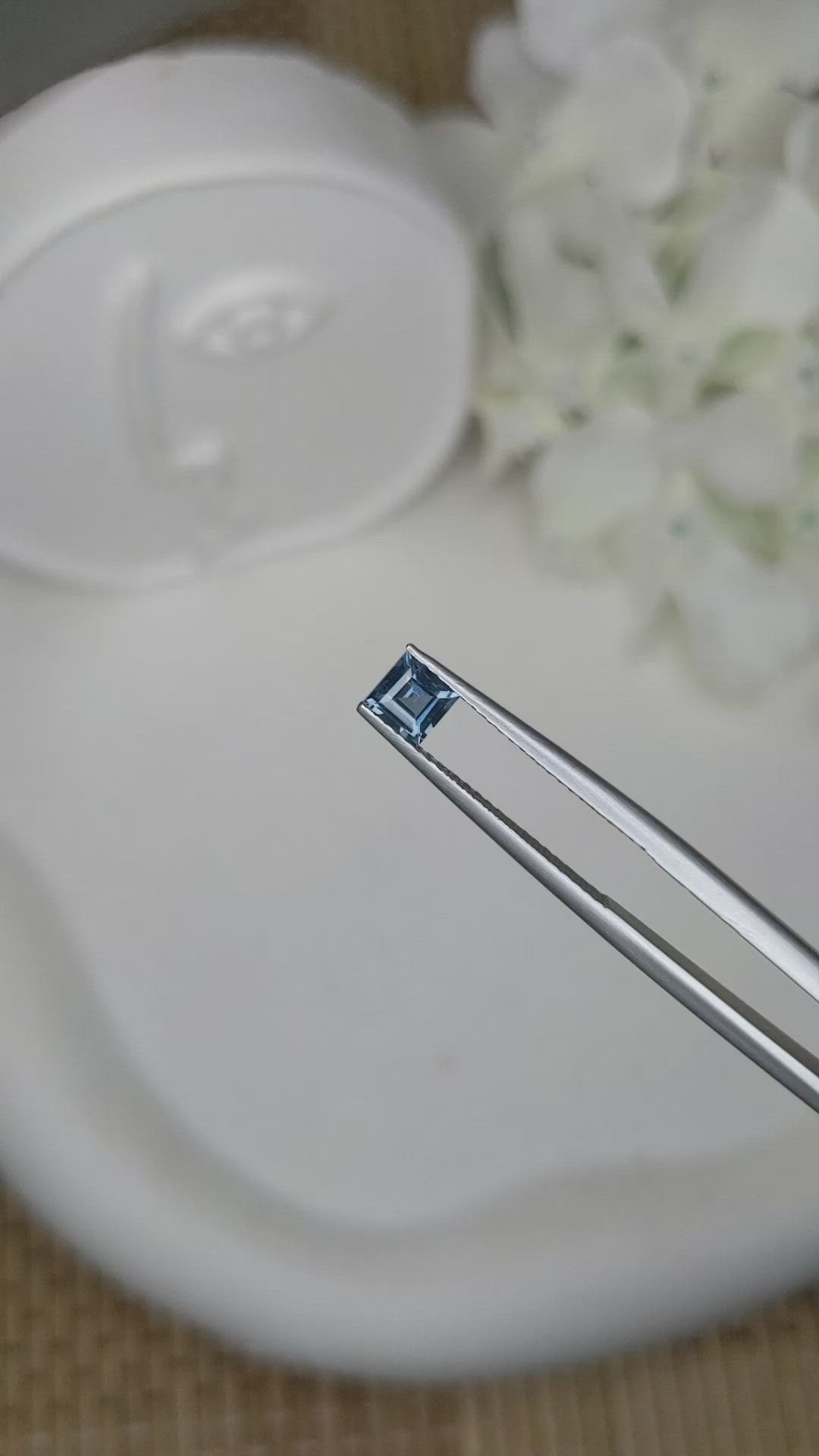 0.77 Ct. Purple Spinel from Ceylon (Sri Lanka) Size Video