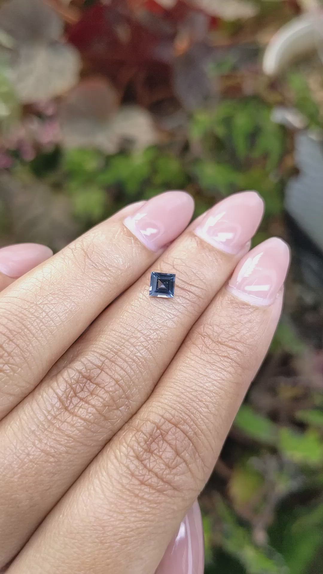 0.77 Ct. Purple Spinel from Ceylon (Sri Lanka) Size Video