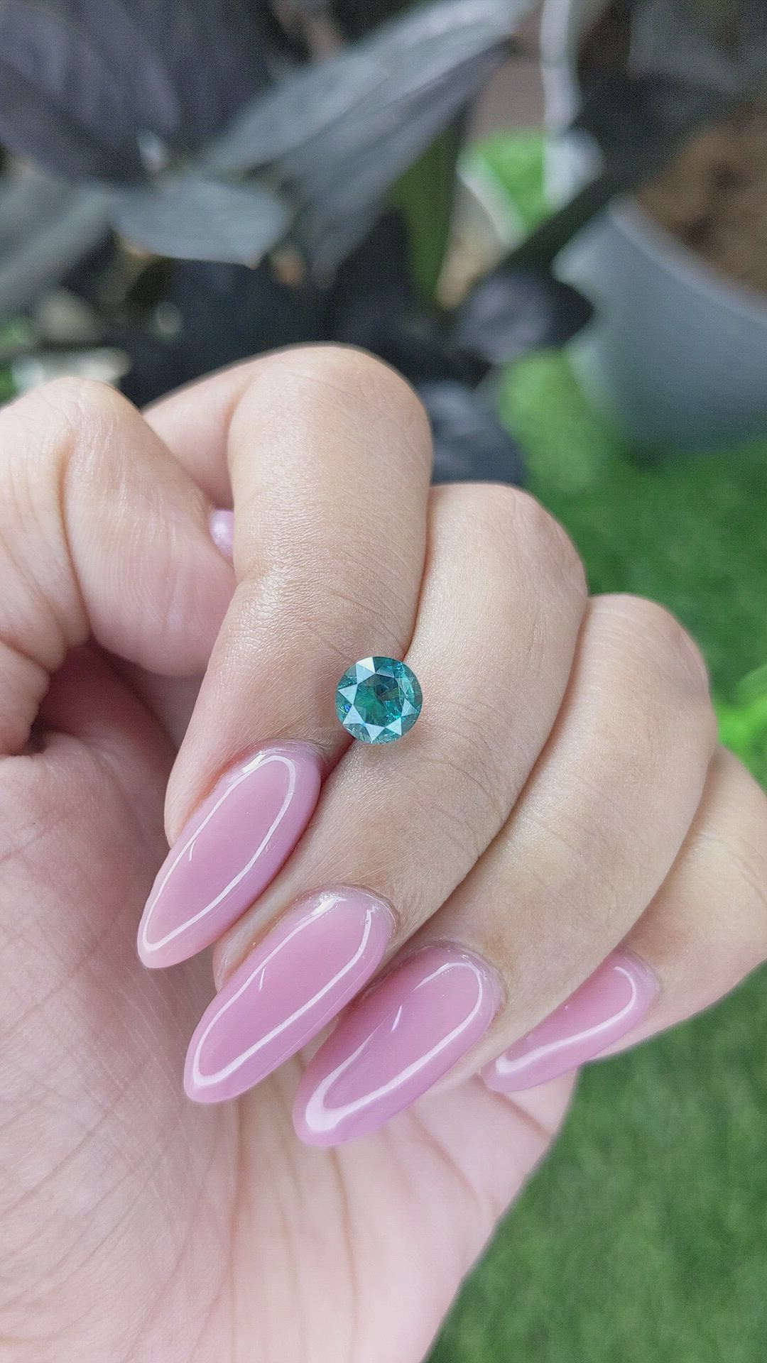 1.15 Ct. Bluish Green Grandidierite from Madagascar Size Video