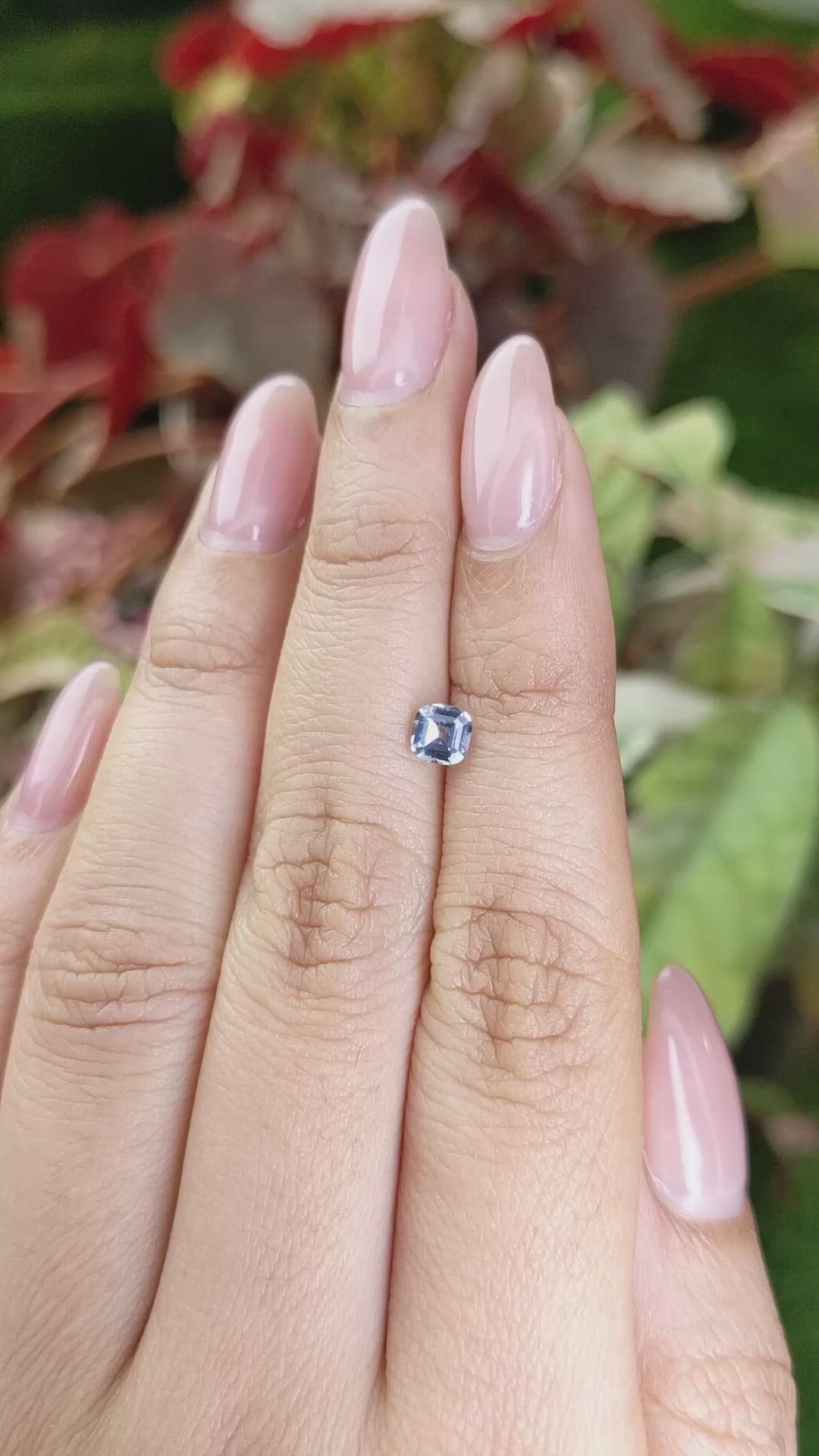 0.51 Ct. Blue Spinel from Ceylon (Sri Lanka) Size Video