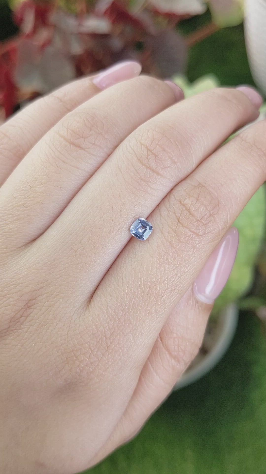 0.51 Ct. Blue Spinel from Ceylon (Sri Lanka) Size Video
