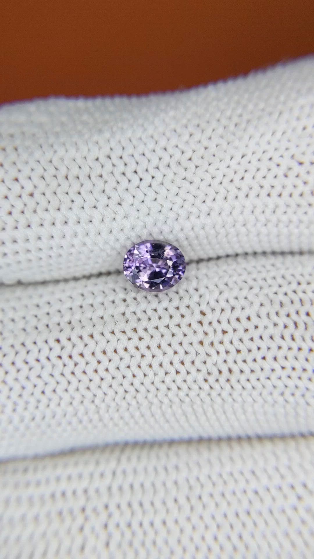 0.69 Ct. Purple Spinel from Ceylon (Sri Lanka) Size Video