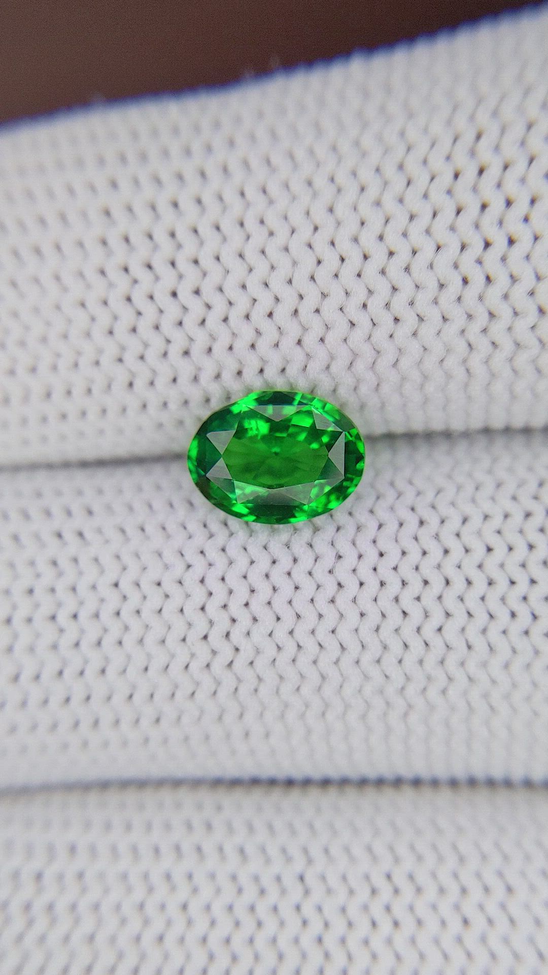 1.53 Ct. Tsavorite Garnet from Tanzania Size Video