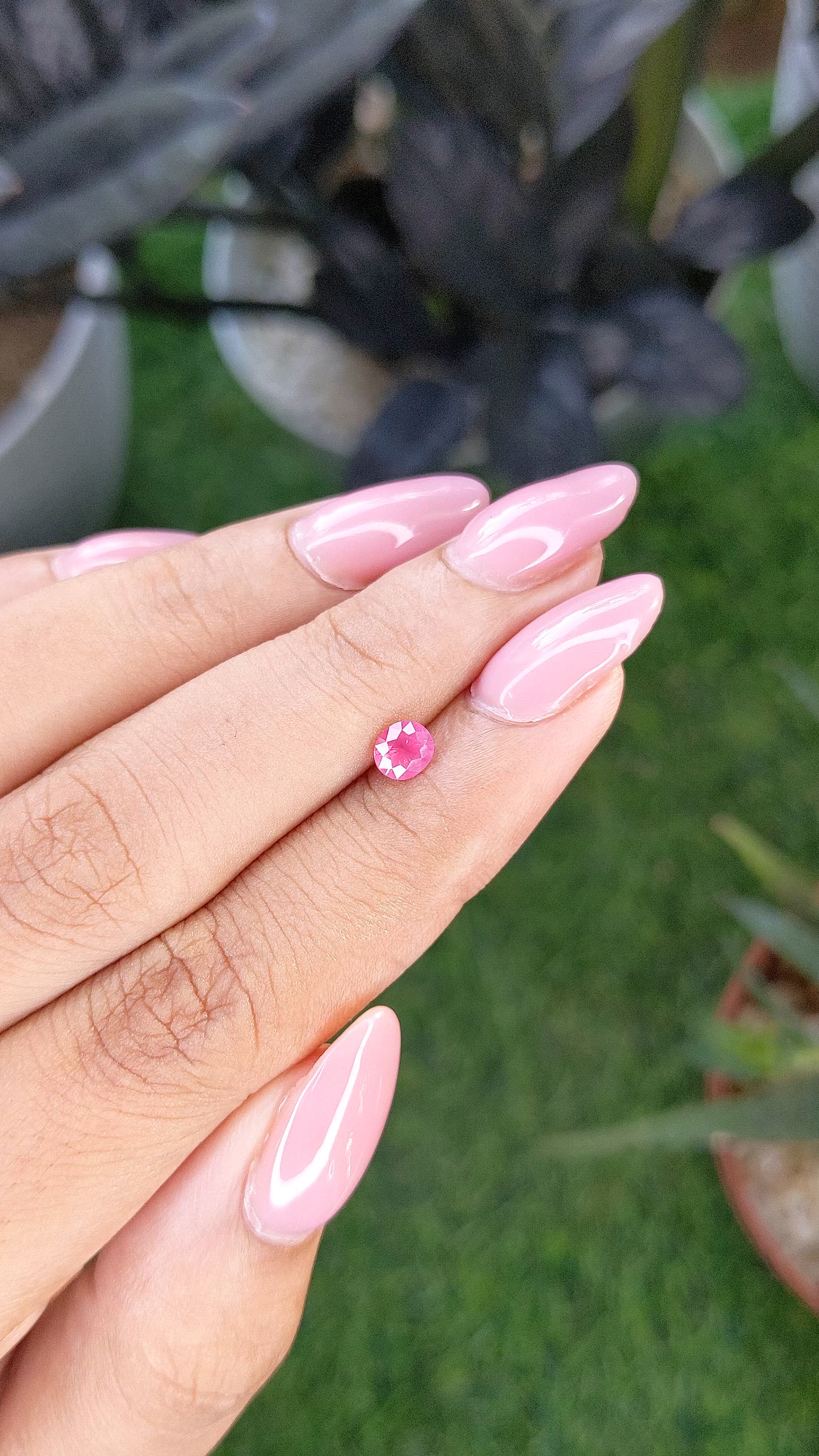 0.42 Ct. Pink Spinel from Tanzania Size Video