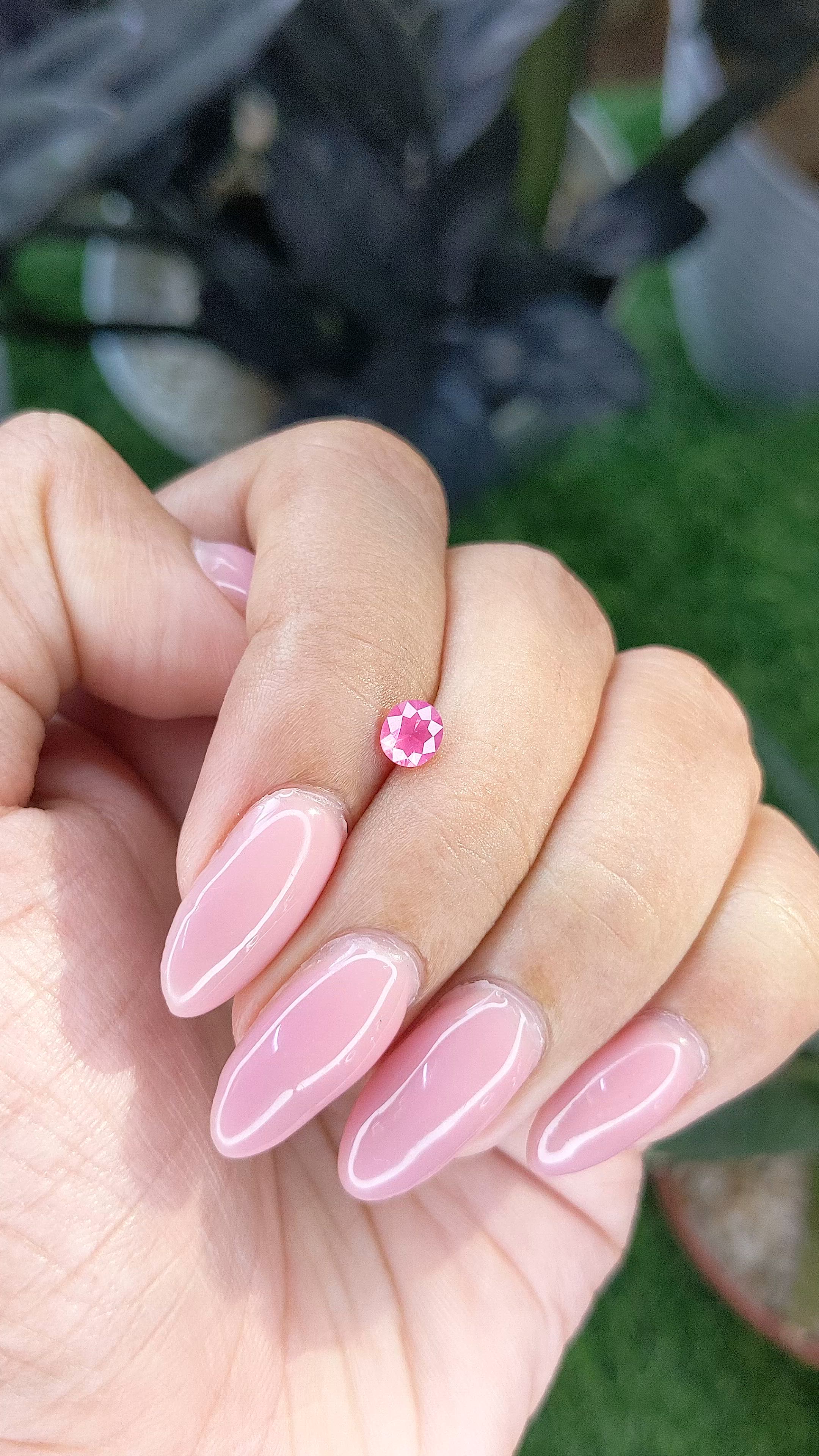 0.42 Ct. Pink Spinel from Tanzania Size Video