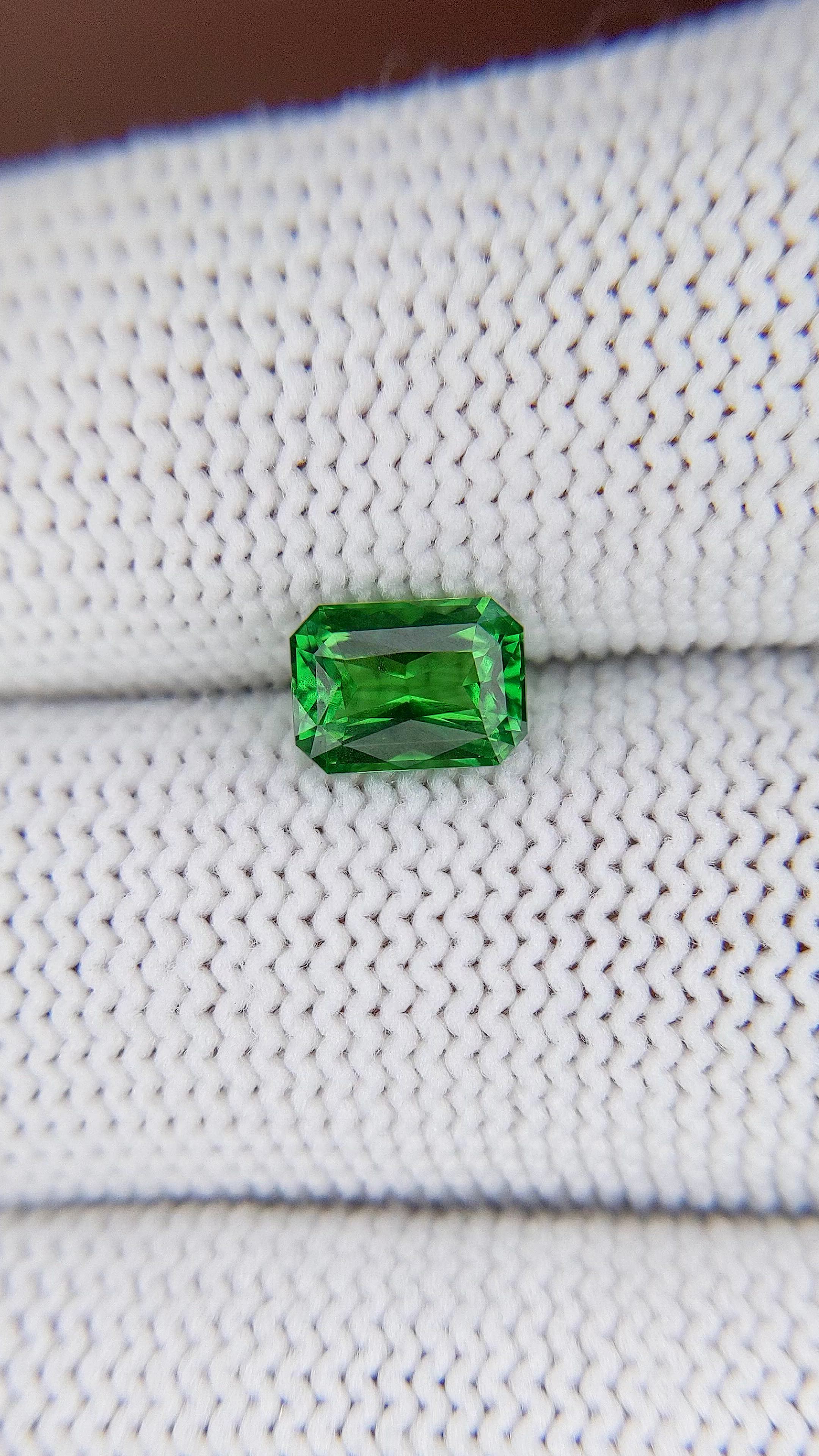 1.07 Ct. Tsavorite Garnet from Tanzania Size Video
