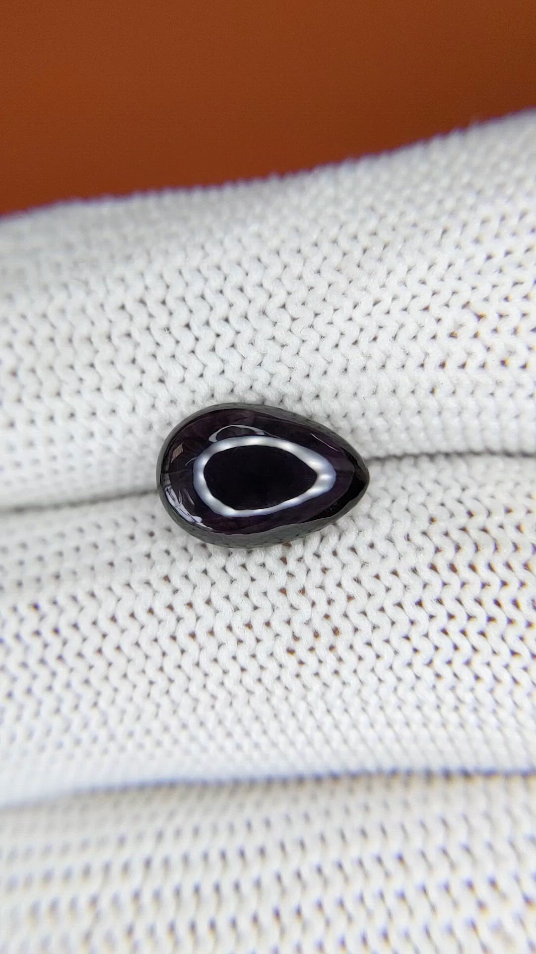 2.97 Ct. Purple Cabochon Spinel from Ceylon (Sri Lanka) Size Video