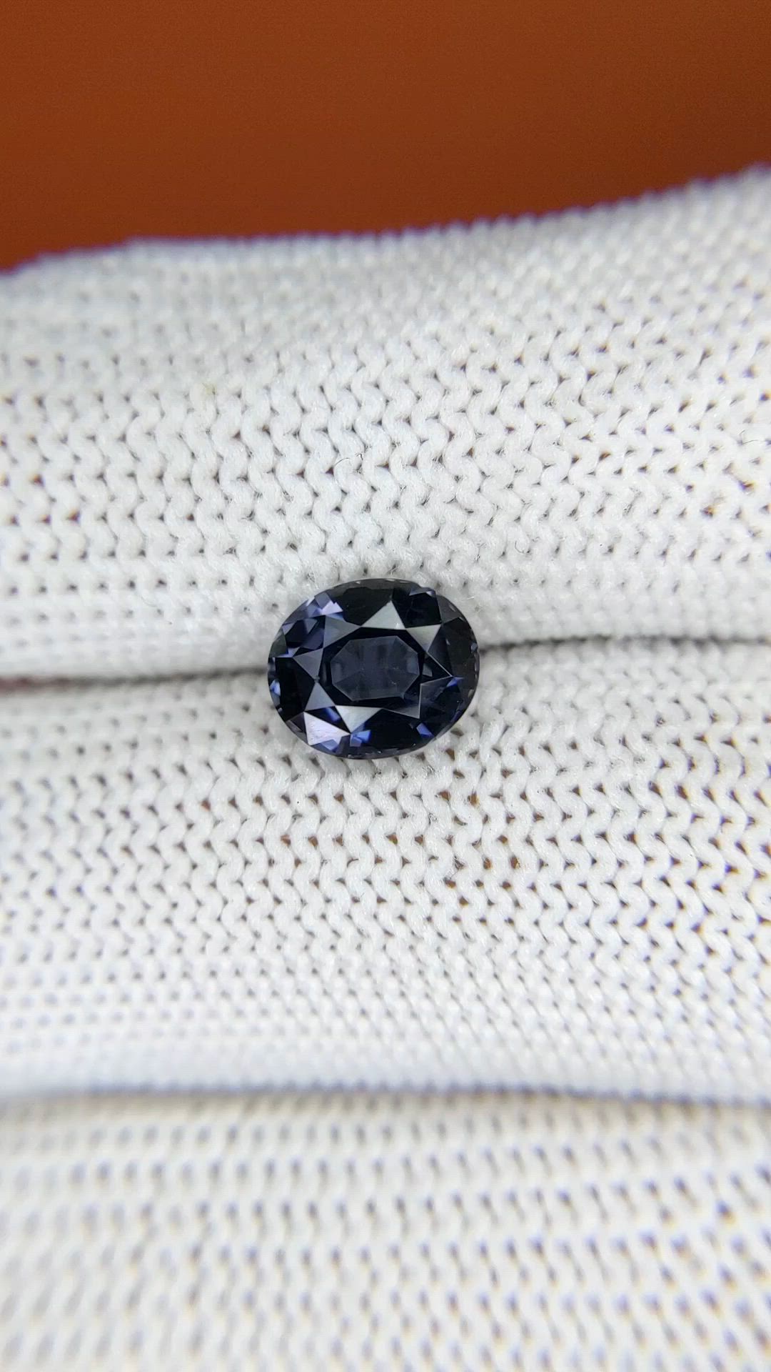 2.01 Ct. Blue Spinel from Ceylon (Sri Lanka) Size Video