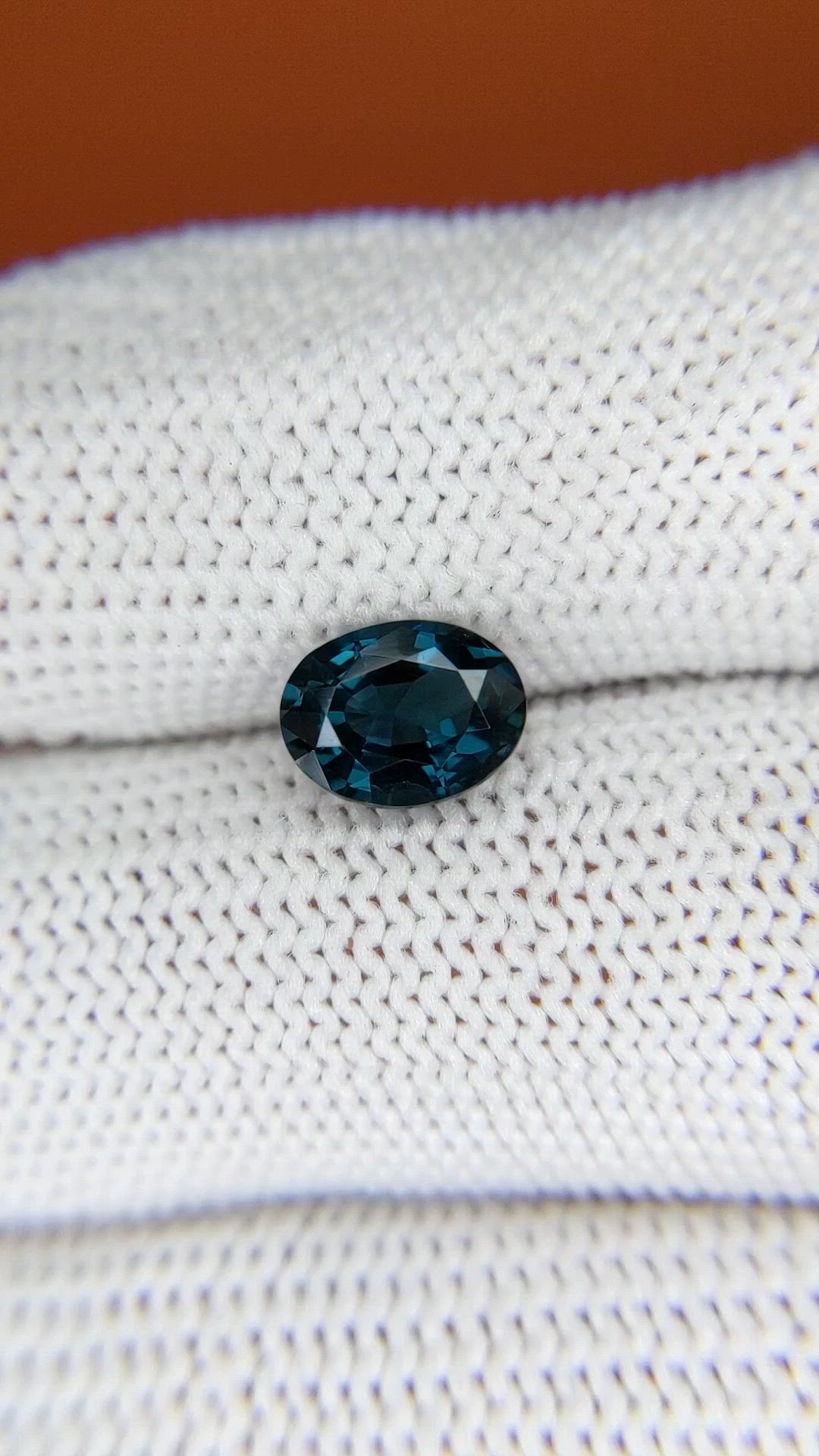 1.62 Ct. Greenish Blue Cobalt Spinel from Ceylon (Sri Lanka) Size Video