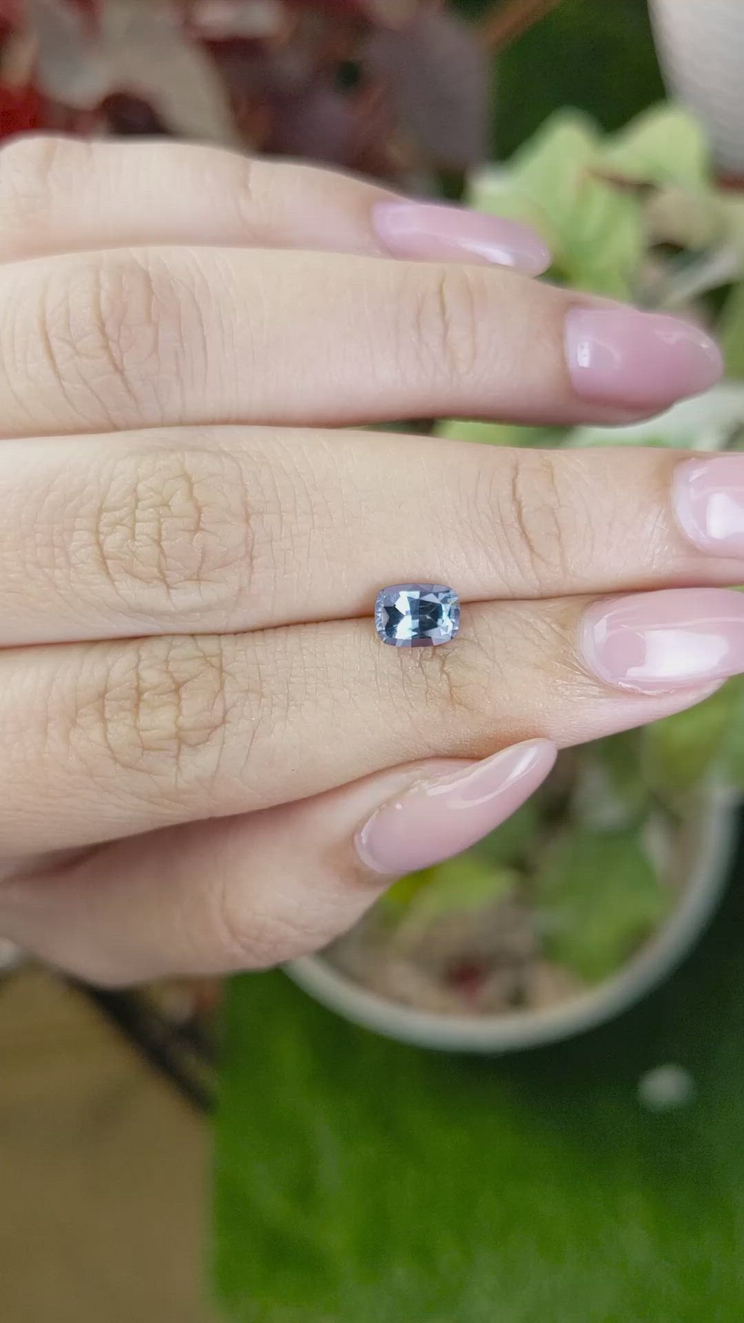 0.86 Ct. Blue Spinel from Ceylon (Sri Lanka) Size Video