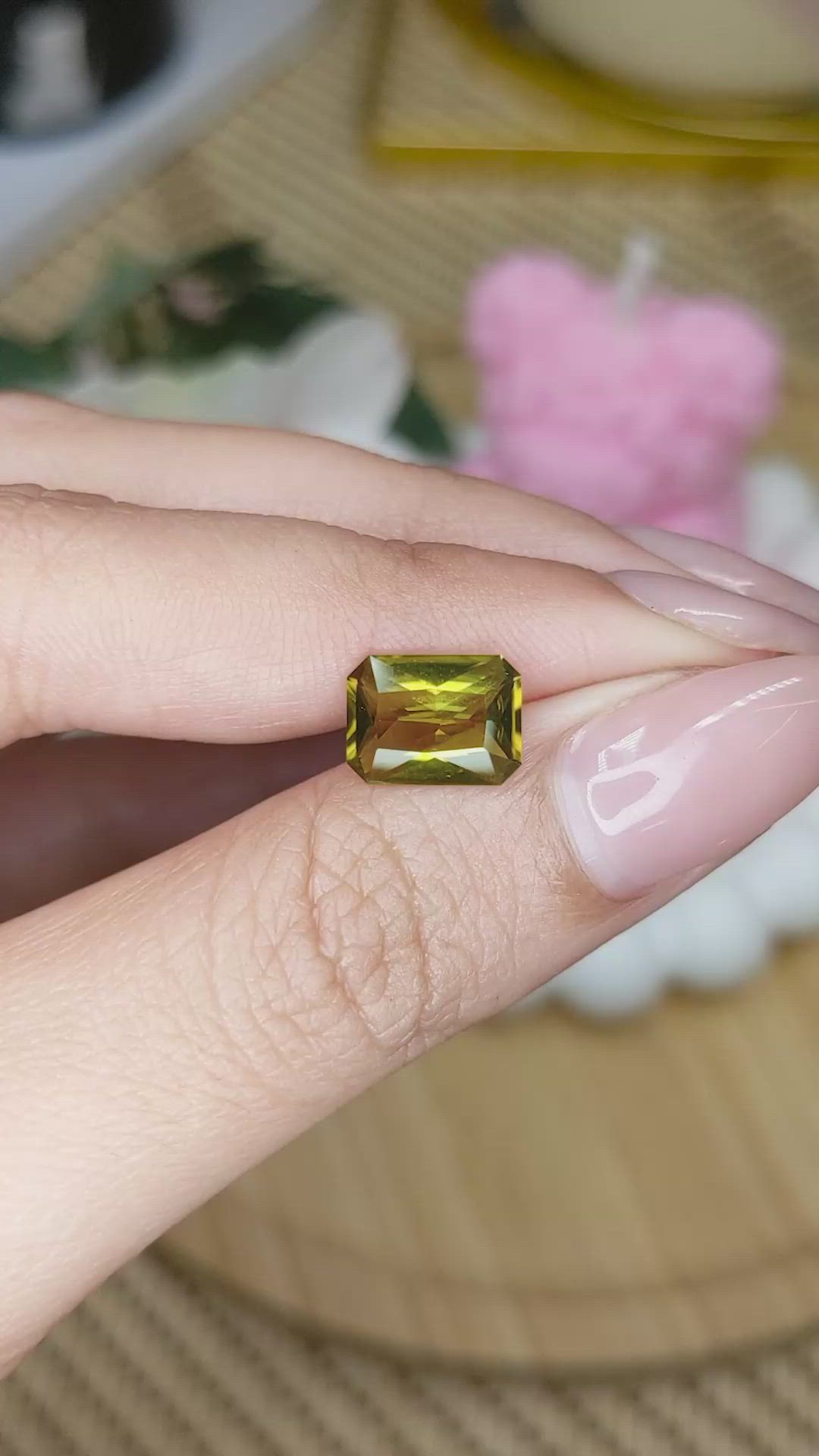 2.13 Ct. Brownish Yellow Tourmaline from Tanzania Size Video