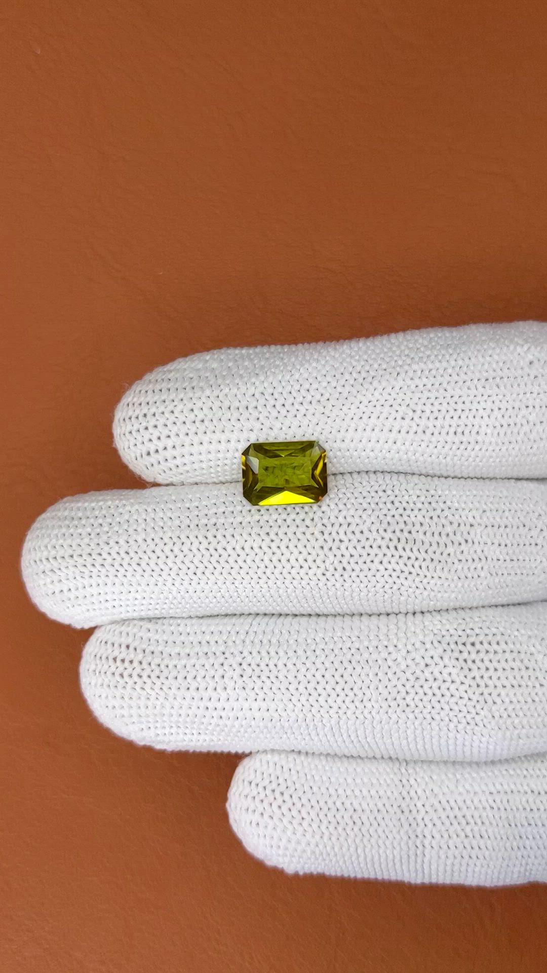 2.13 Ct. Brownish Yellow Tourmaline from Tanzania Size Video